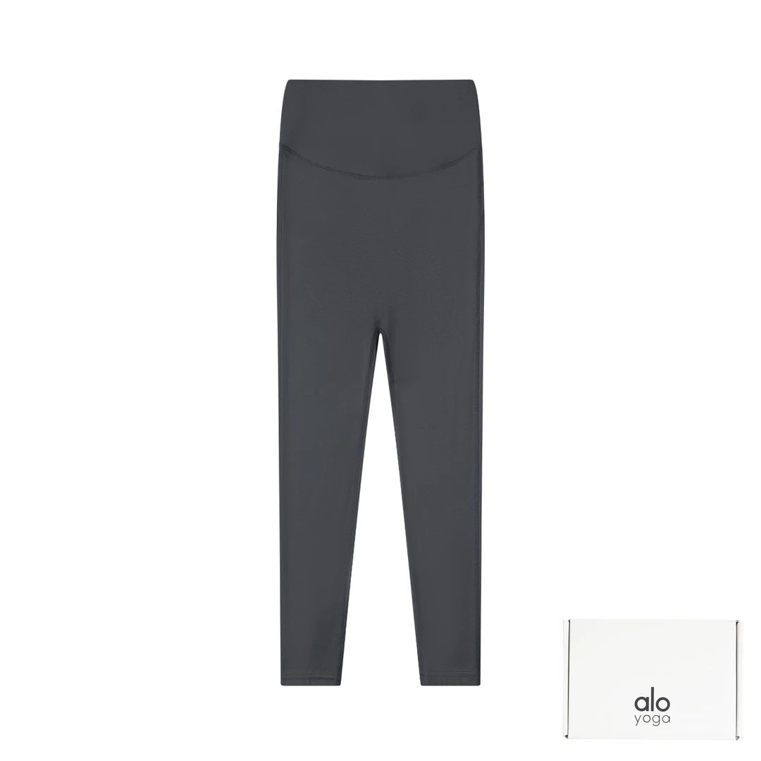 Alo Yoga Yoga Pants Back Small Logo Print logo Cuffed Sweatpants25ss Spring Summer New Women's Cotton Sweatpants Loose Fit Drawstring Plus Size Casual Pants