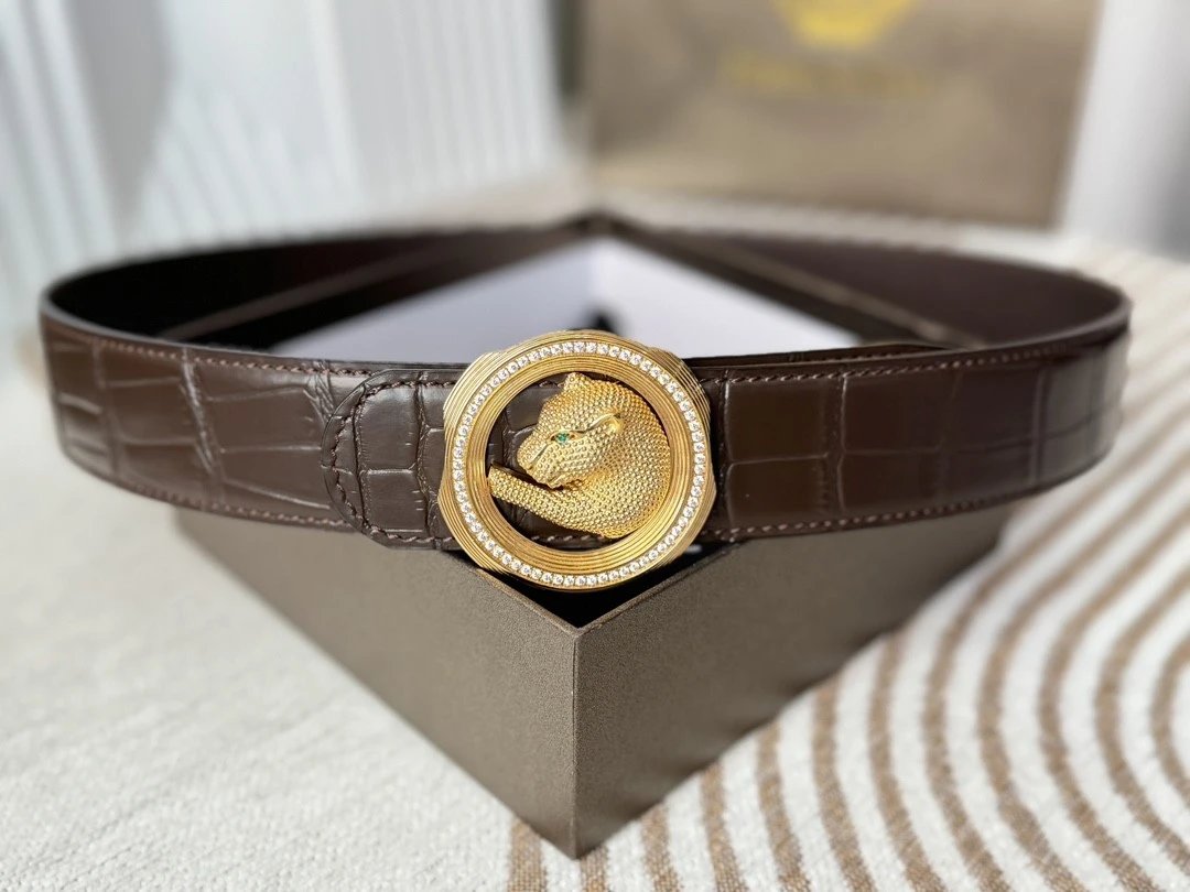 Stefano Ricci Belt Top version Original Order Men's Belt Width:3.8cm Boutique Eagle Head Fine Steel Buckle Gold Vacuum Plating New Belt Selected Italian First Layer Cowhide Shark Pattern with Crystal Calfskin Bottom