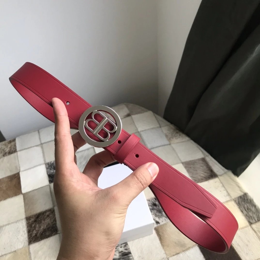 Balenciaga Belt Top version Women's Original Order Belt Fashion Retro Belt BB Distressed Men's Belt Buckle Men's and Women's Business Casual Belt Belt Women's Belt Belt Women's