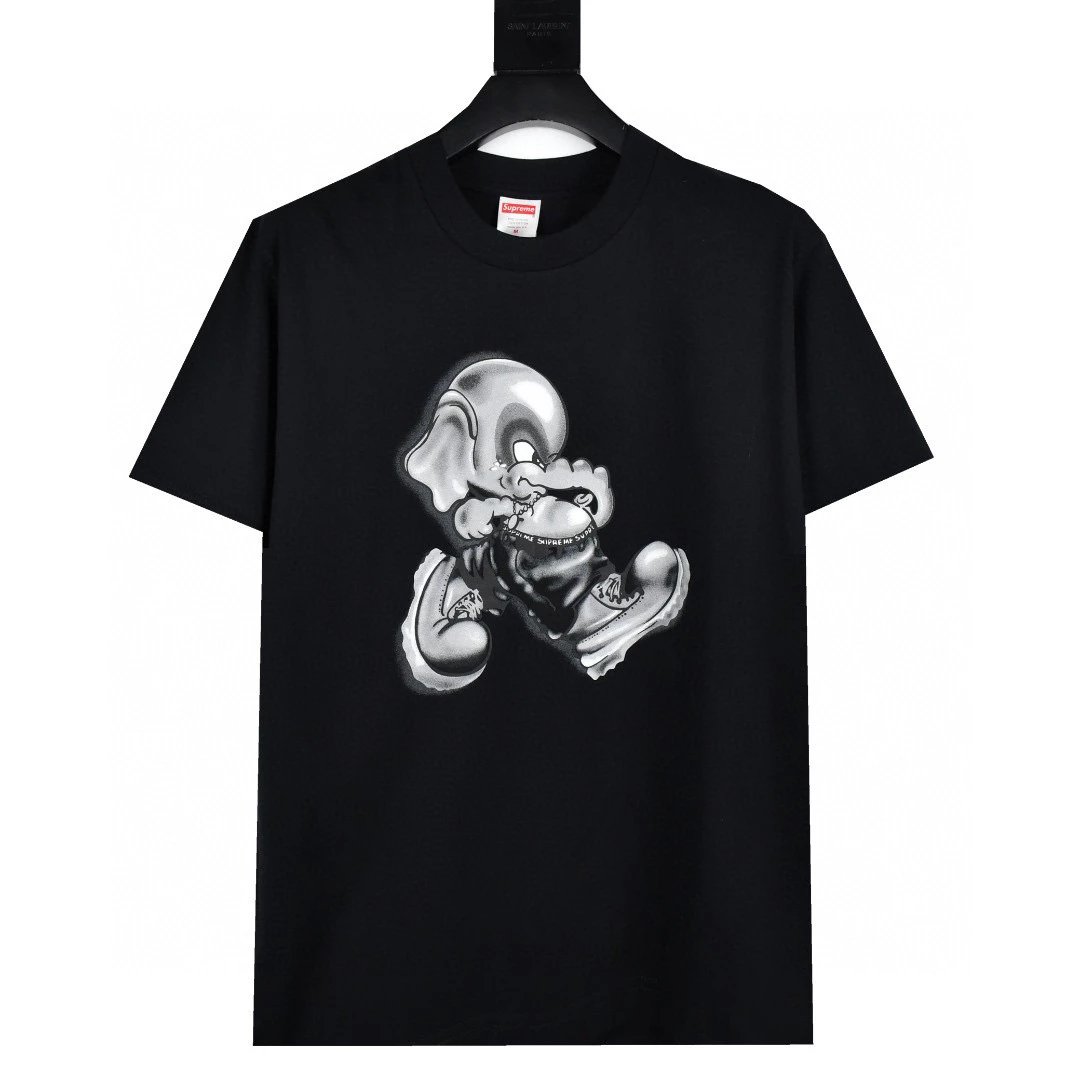 Supreme T-shirt Top VersionTrendy Classic Cherry Meditation Old Reggae Anna Nick Cotton Short Sleeve