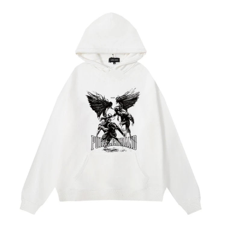 Purple Brand Hoodie Hooded Sweater Fashionablesweatshirt-SQ002