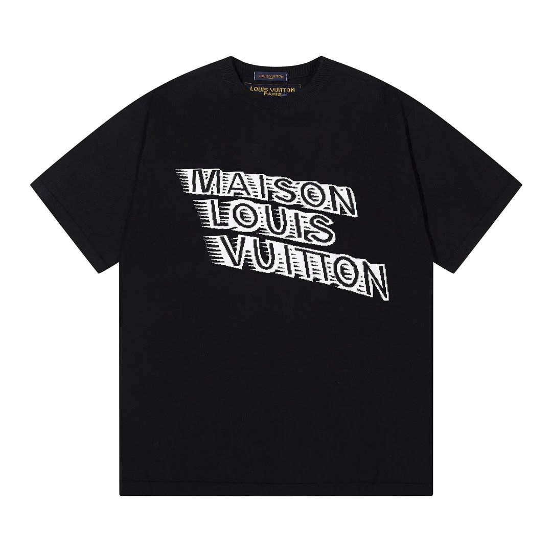 Louis Vuitton LV T-shirt Chest Letter Print logo round Neck Short Sleeve25ss New Pure Cotton Unisex Style T T-shirt OS Loose Fit Base Shirt Top Half Sleeve T-Shirt