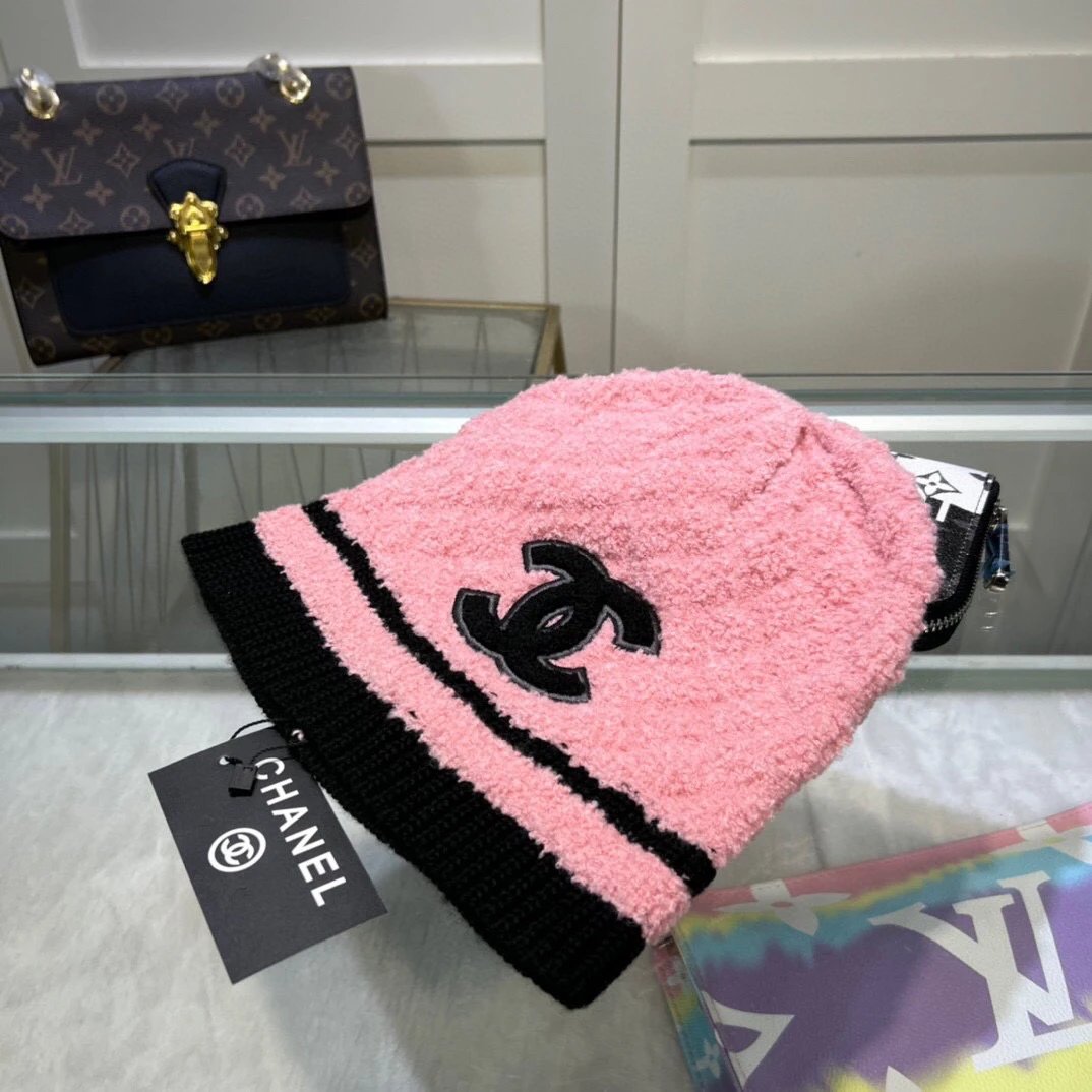 Chanel Hat Casual Autumn and Winter Hat High Quality Fashion Fashion Brand Official Website Quality Autumn and Winter Online Hongshi Shangblogger Recommended Woolen Cap,Xiaohongshu Hot Sale,Super Soft and Comfortable Knitted Hat,Excellent Elasticity!