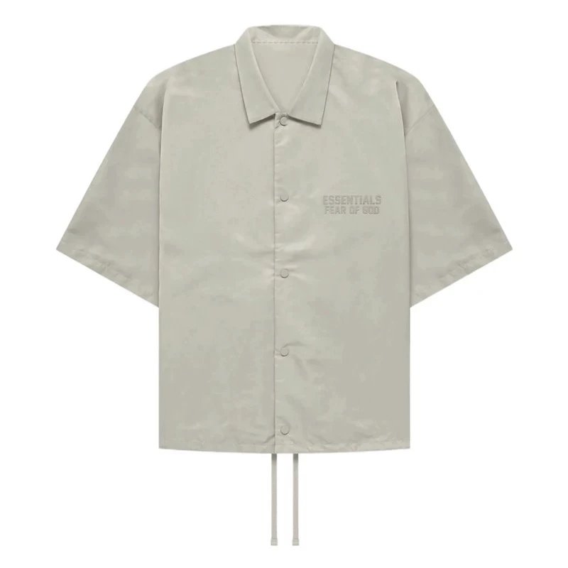 ESSENTIALS T-shirt Top Version Season 8 Double Line High Street Loose Flocked Printed Short Sleeve Shirt Men