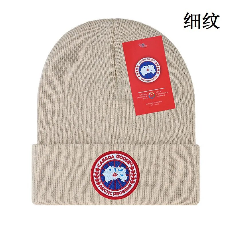 Canada Goose Hat Wool Hat Outdoor Slipover Knitted Hat-CY