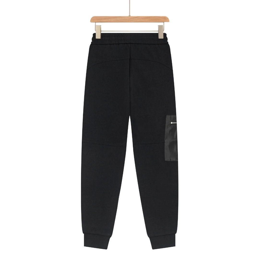 PRADA Sweatpants Predecessor Triangle Mark logo Cuffed Sweatpants25ss Spring Summer New Sports Pants Autumn Unisex Pure Cotton Long Pants Drawstring Casual Pants Loose Plus Size