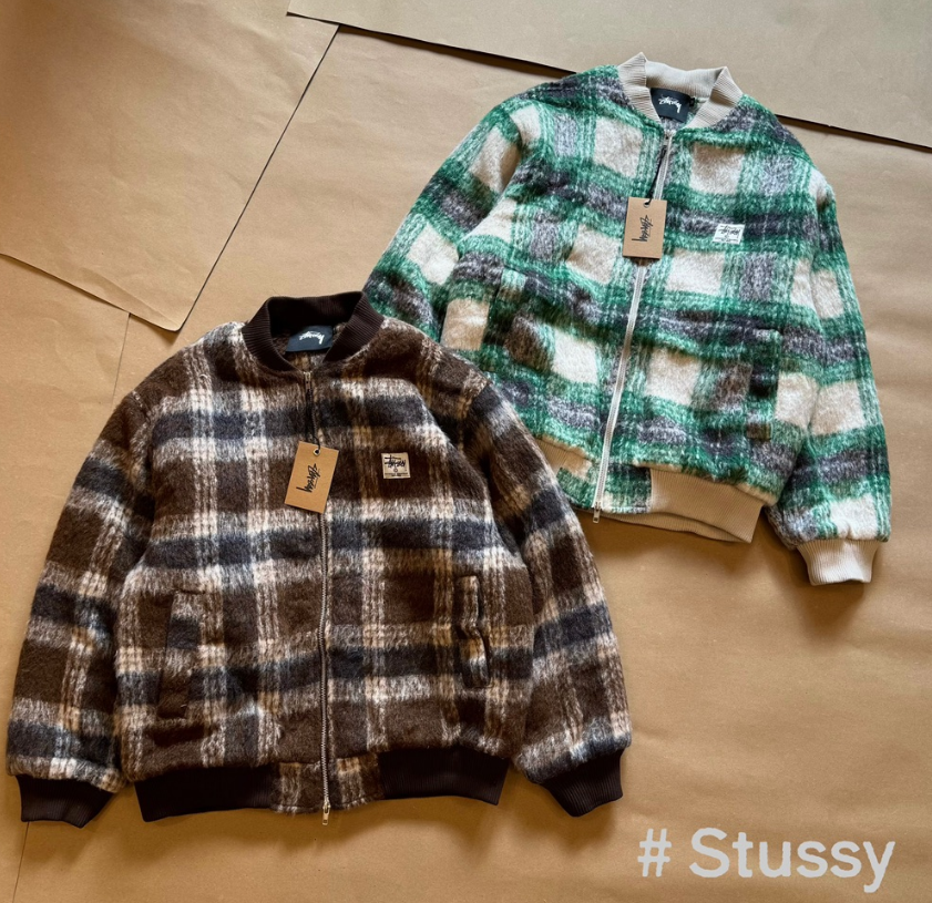 Stussy Jackets Coats St Home New Lamb Wool Coat-CY