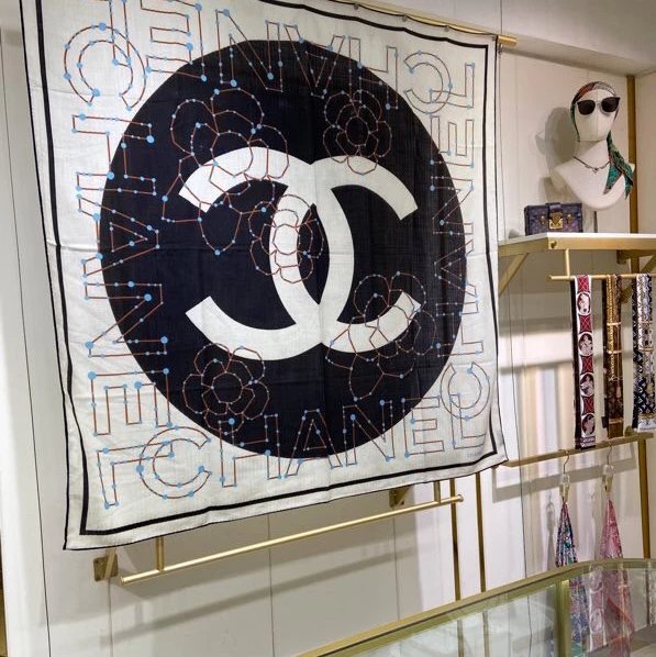 Chanel Square scarf New【Constellation Sign140】Cashmere Square Scarf