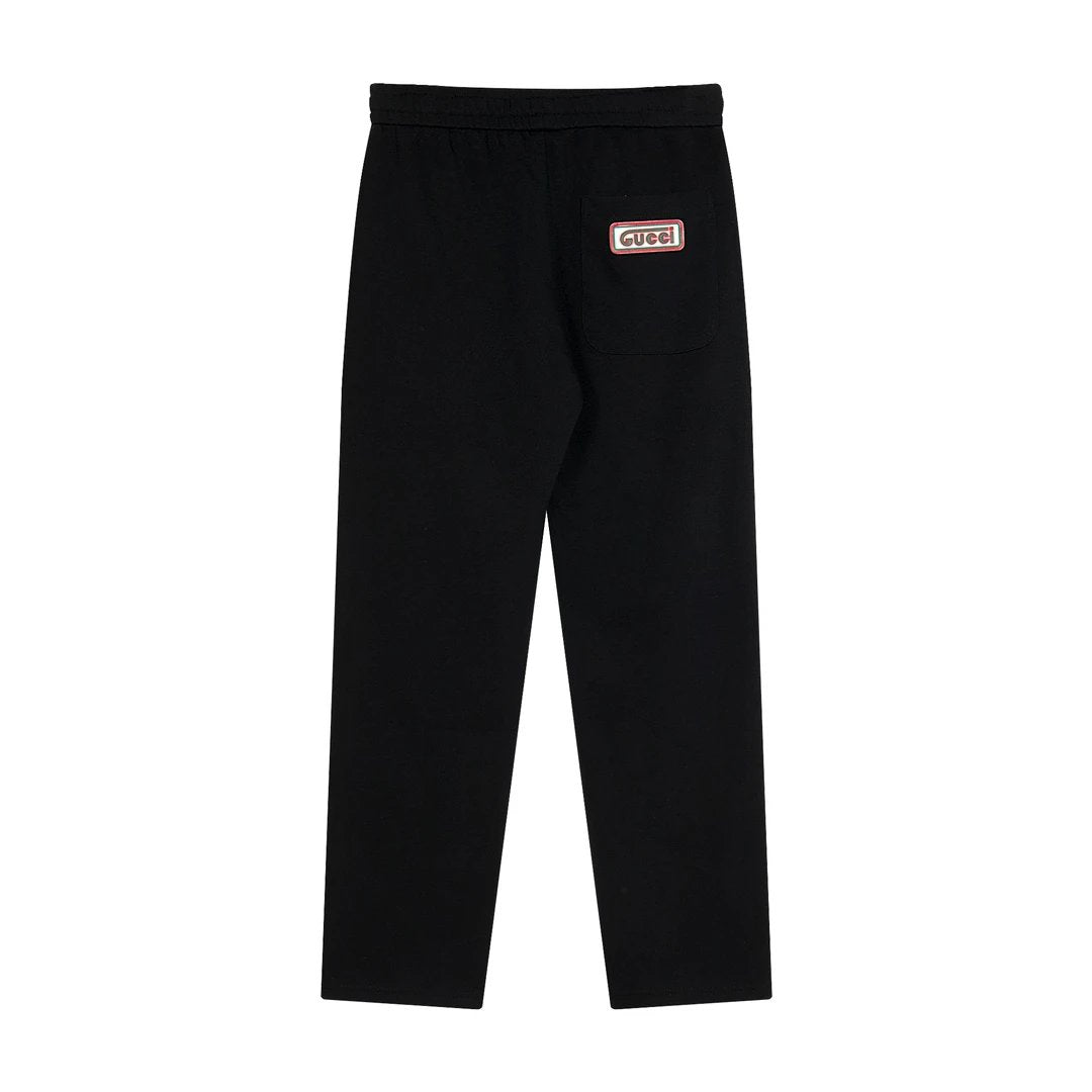 Gucci Sweatpants Classic Embroidered Letter Sports Pants All-Match Sweatpants Pure Cotton Casual Pants Men and Women Same Style Straight-Leg Pants Long Pants24ss Autumn and Winter New Products