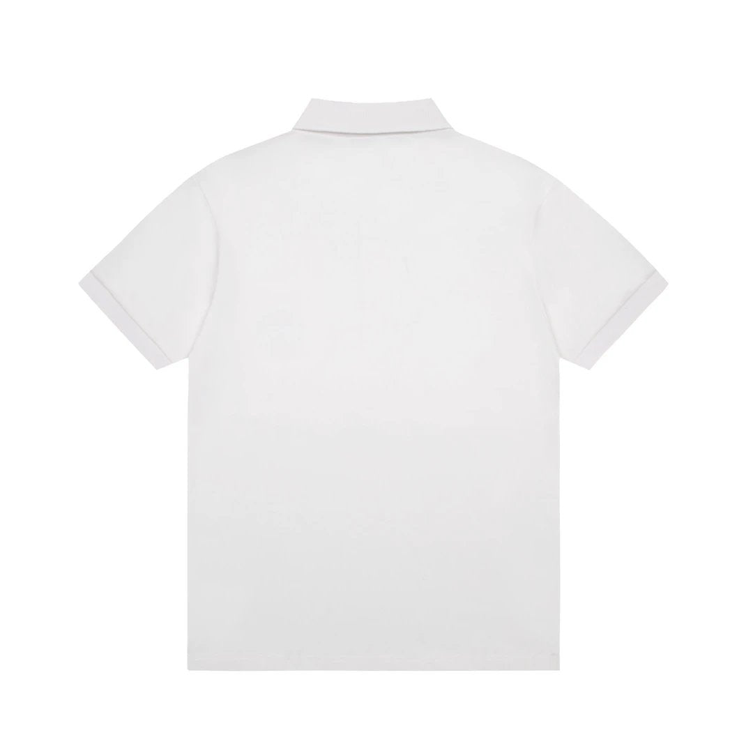 Gucci T-shirt 1921Series Chest logo Embroidery POLO Short Sleeve Shirt with Turn-down Collar for Men and Women, Summer Half Sleeve OS Loose T Business Casual Half Sleeve Shirt Plus Size T-Shirt