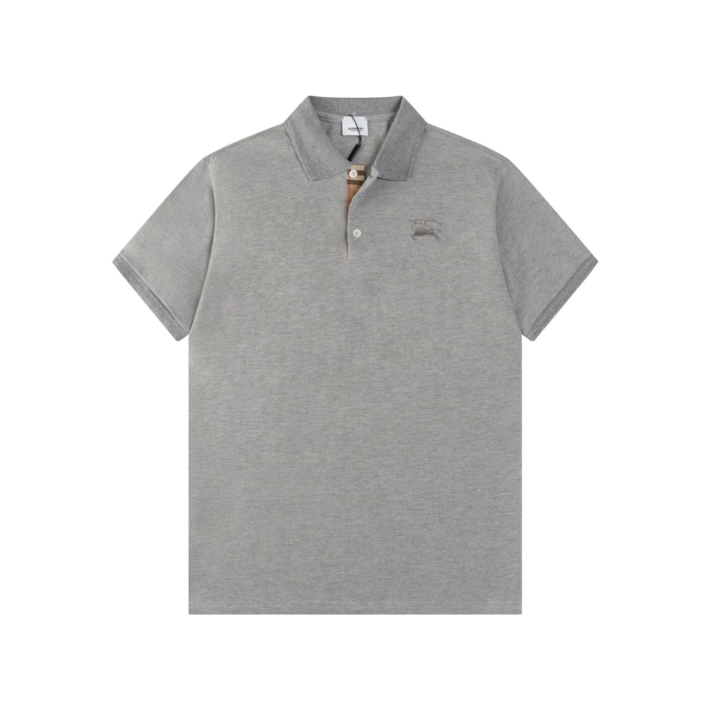 Burberry T-shirt Chest logo Embroidery polo Turn-down Collar Short Sleeve Business Casual Versatile Unisex b Home T T-shirt Half Sleeve
