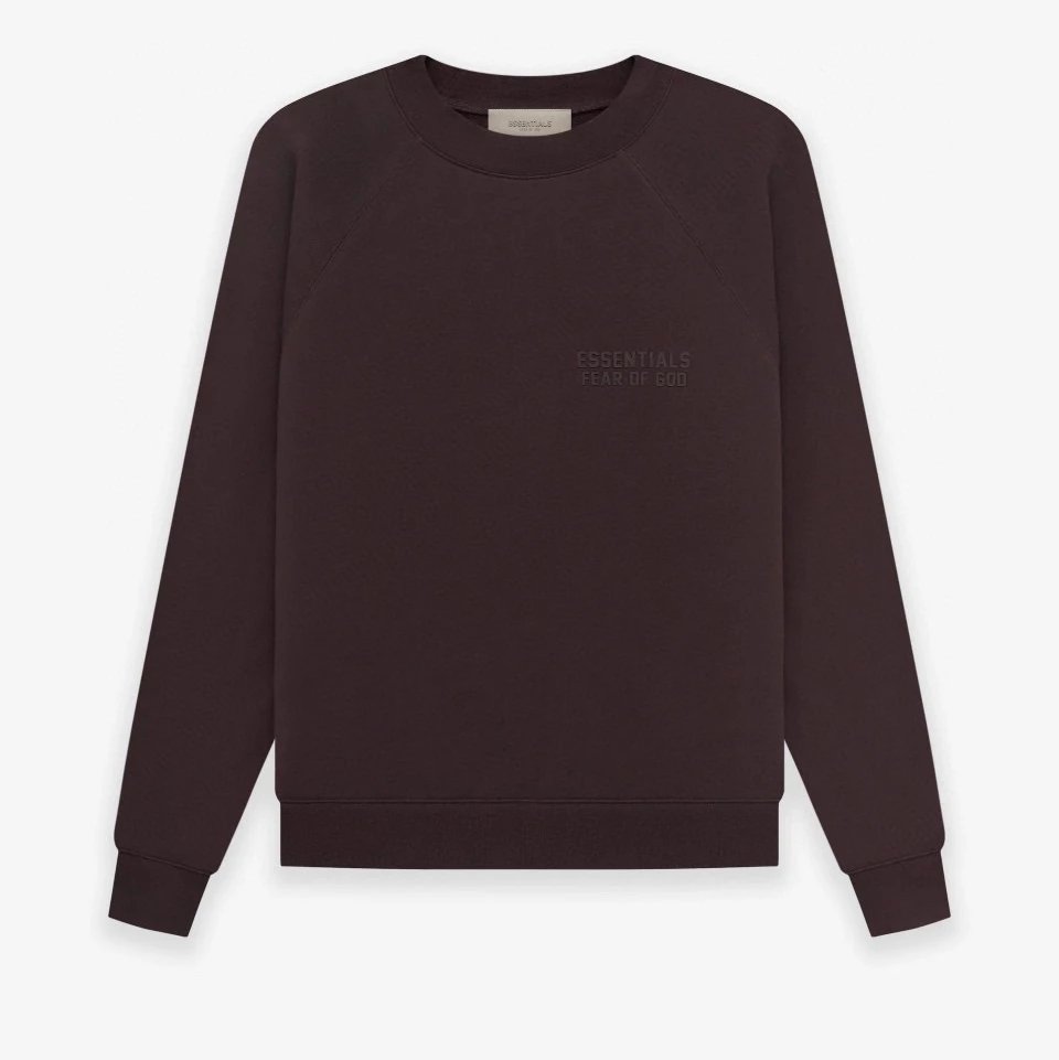 ESSENTIALS Hoodie Top Version Double Line High Street New American Autumn and Winter Adhesive round Neck Sweater Men