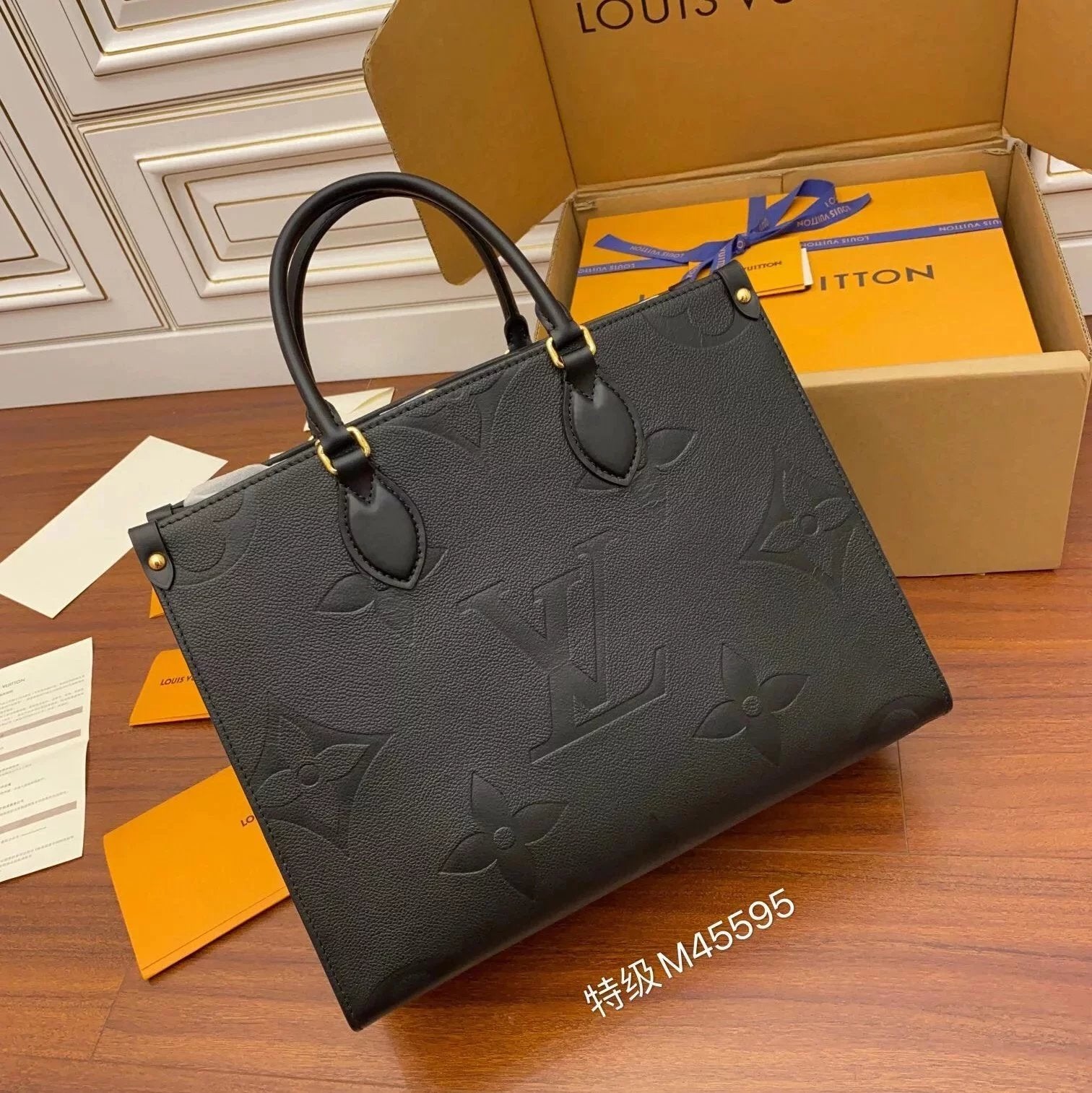 Louis Vuitton LV Women's Bag Top version Tote Original Leather Tote Bag New Milky White Shopping Bag Shoulder Bag Messenger Bag Handbag Clutch Women's Bag M45654M45659M45779M45595M45494M45495