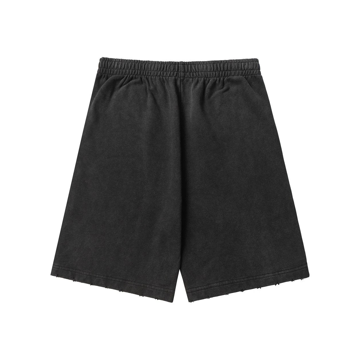 Balenciaga Shorts Coke Classic Heavy-Duty Frayed Coke Wave Embroidered Shorts Five-Point Drawstring Heavy American Casual Summer Pants5Two-in-One Casual Sweatpants for Men and Women