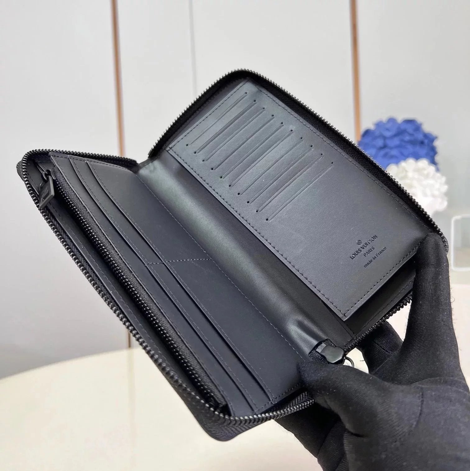 Louis Vuitton LV Wallets/Clutches Top version 【Tax-Free Premium Edition】New Men's and Women's Full Cowhide Wallet Long Wallet Men's and Women's Bags Card Holder Card Holder Short Wallet Short Wallet Pocket Clip Clutch Clutch Bag Men's Wallet