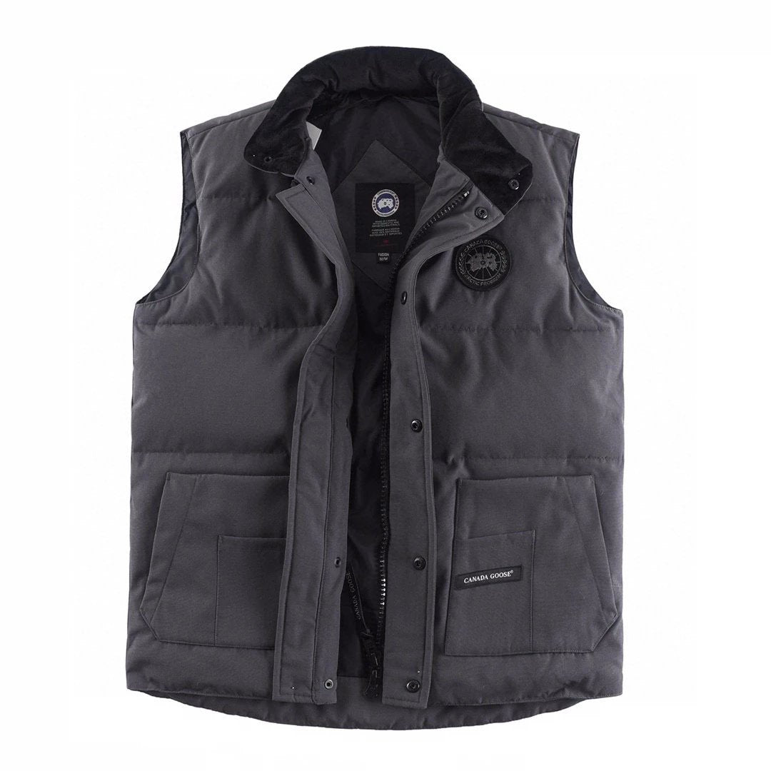 Canada Goose Down Jacket Top Version down Jacket Vest Autumn and Winter New Sleeveless Men and Women Short Vest Coat Thickened Warm Waistcoat