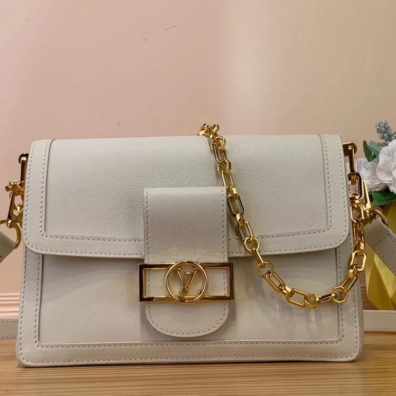 Louis Vuitton LV Women's Bag Top version 【Original Order】2024Spring and Summer New Daphne/DAUPHINESOFT Medium Handbag Women's Bag Chain Bag Handbag Shoulder Bag Crossbody Bag M25050M25209M25048