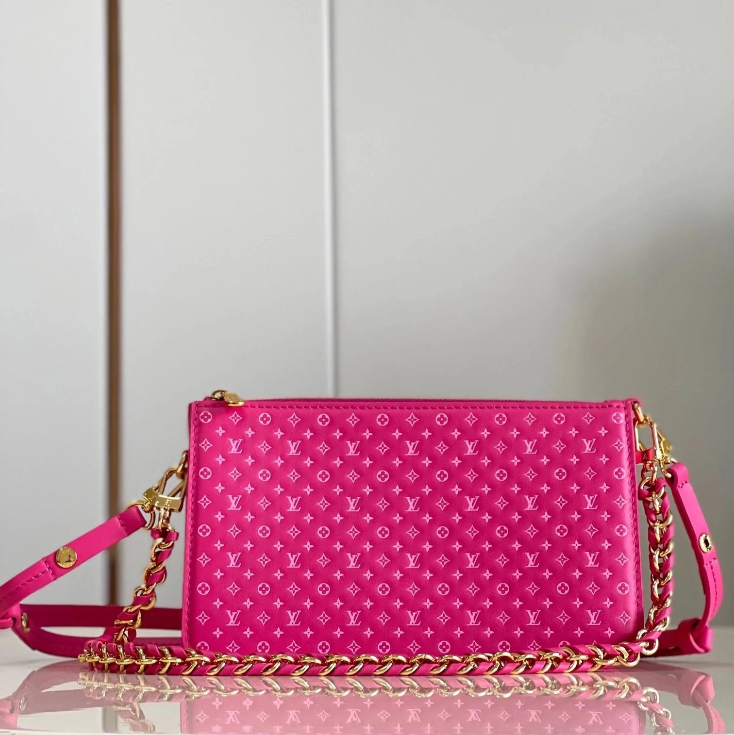 Louis Vuitton LV Women's Bag Top version 2023New【Overseas Tax-Free Edition】Original Leather Hardware Lexington Chain Bag Nanogram Series M82232M82247Shoulder Bag Messenger Bag Underarm Bag Postman Women's Bag Full Leather Embossed Calfskin Bag Wallet