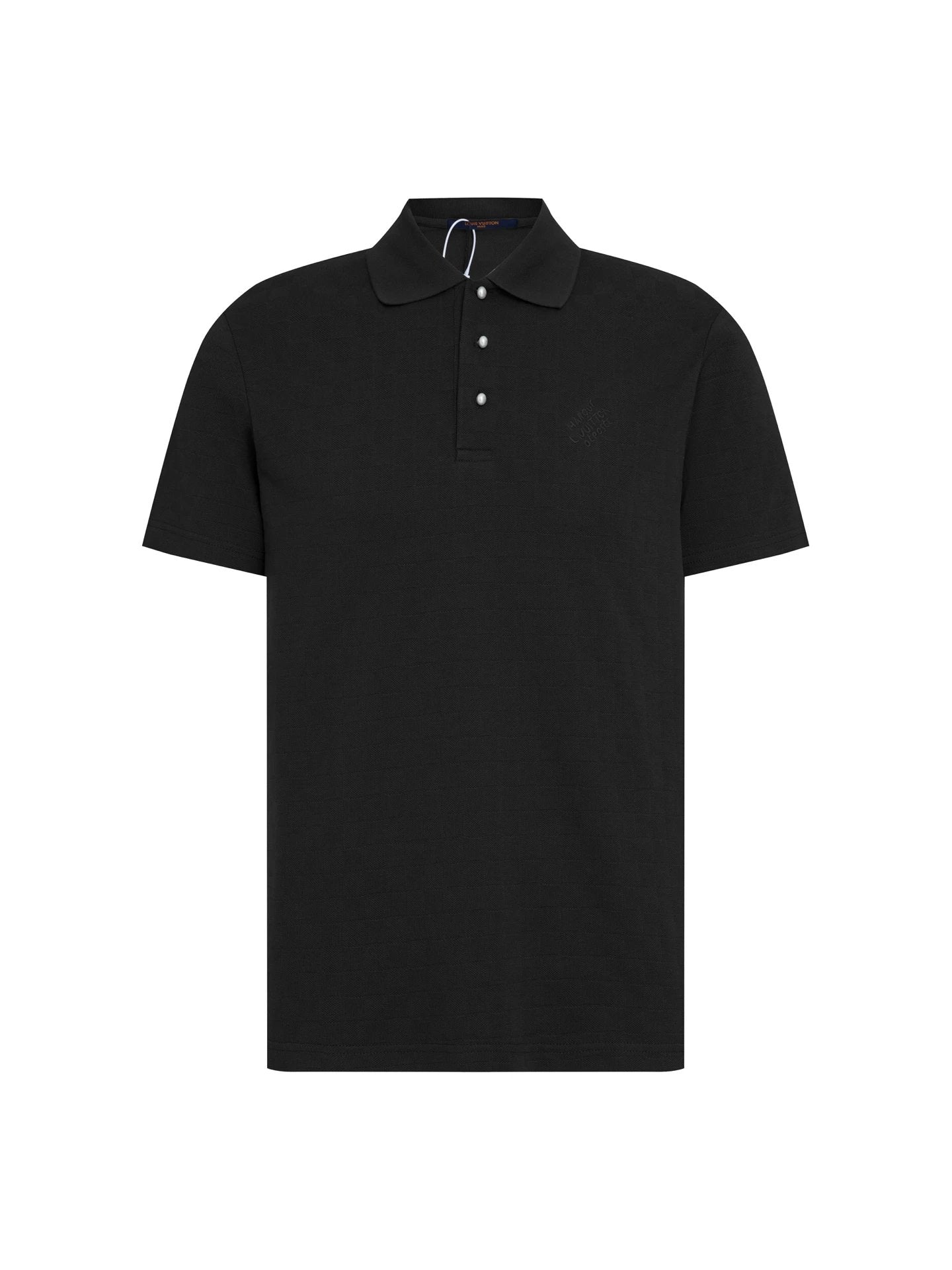 Louis Vuitton LV T-shirt Full-body checkerboard pattern with letters on the chest logo Embroidery POLO Shirt Lapel Short Sleeve25ss New Unisex Summer Short Sleeve OS Loose T Business Half Sleeve Shirt Plus Size T-Shirt