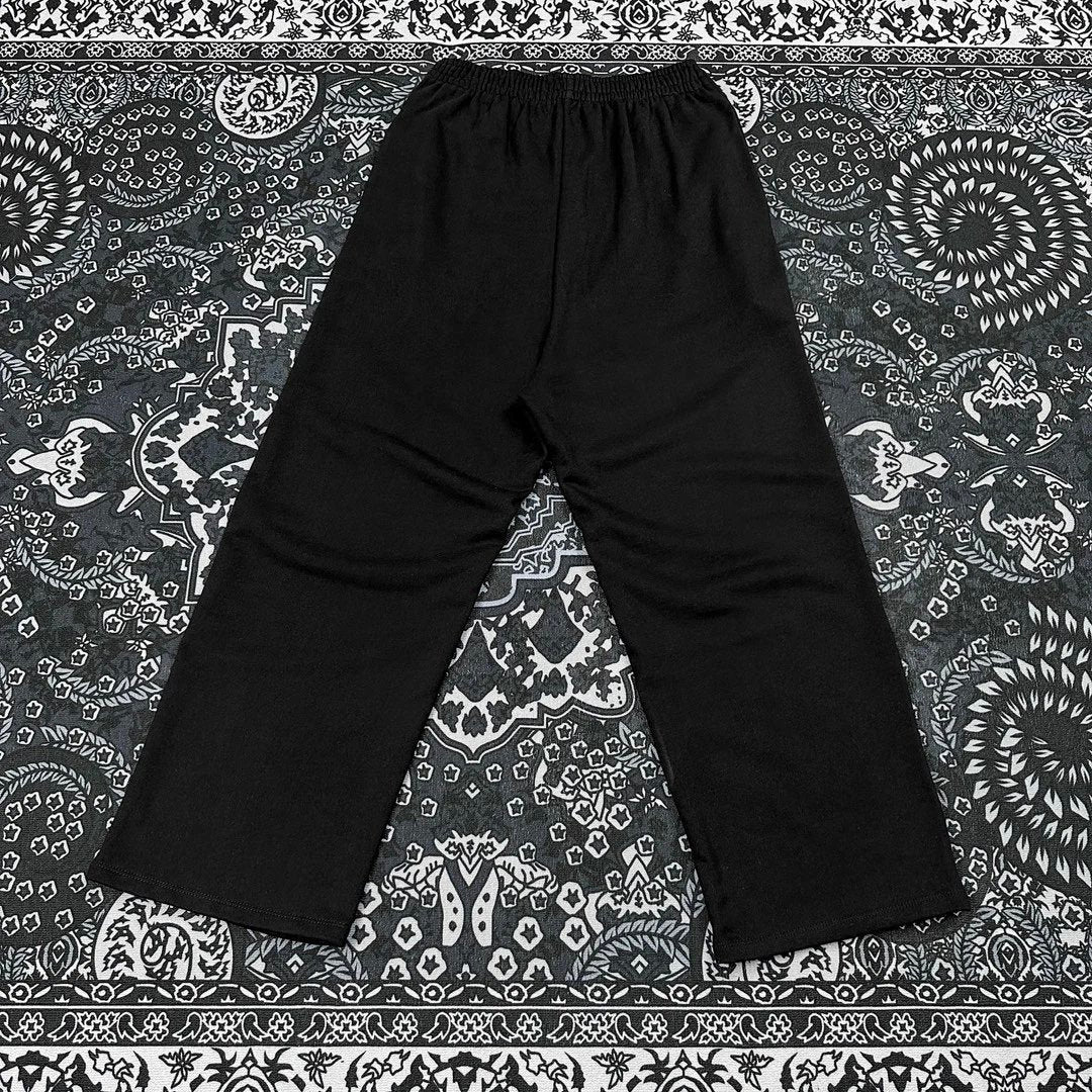 Balenciaga Sweatpants IP Letter Reflective Logo Pants Casual Pants Straight Wide-leg Pants Sweatpants Unisex24ss Autumn and Winter New Products