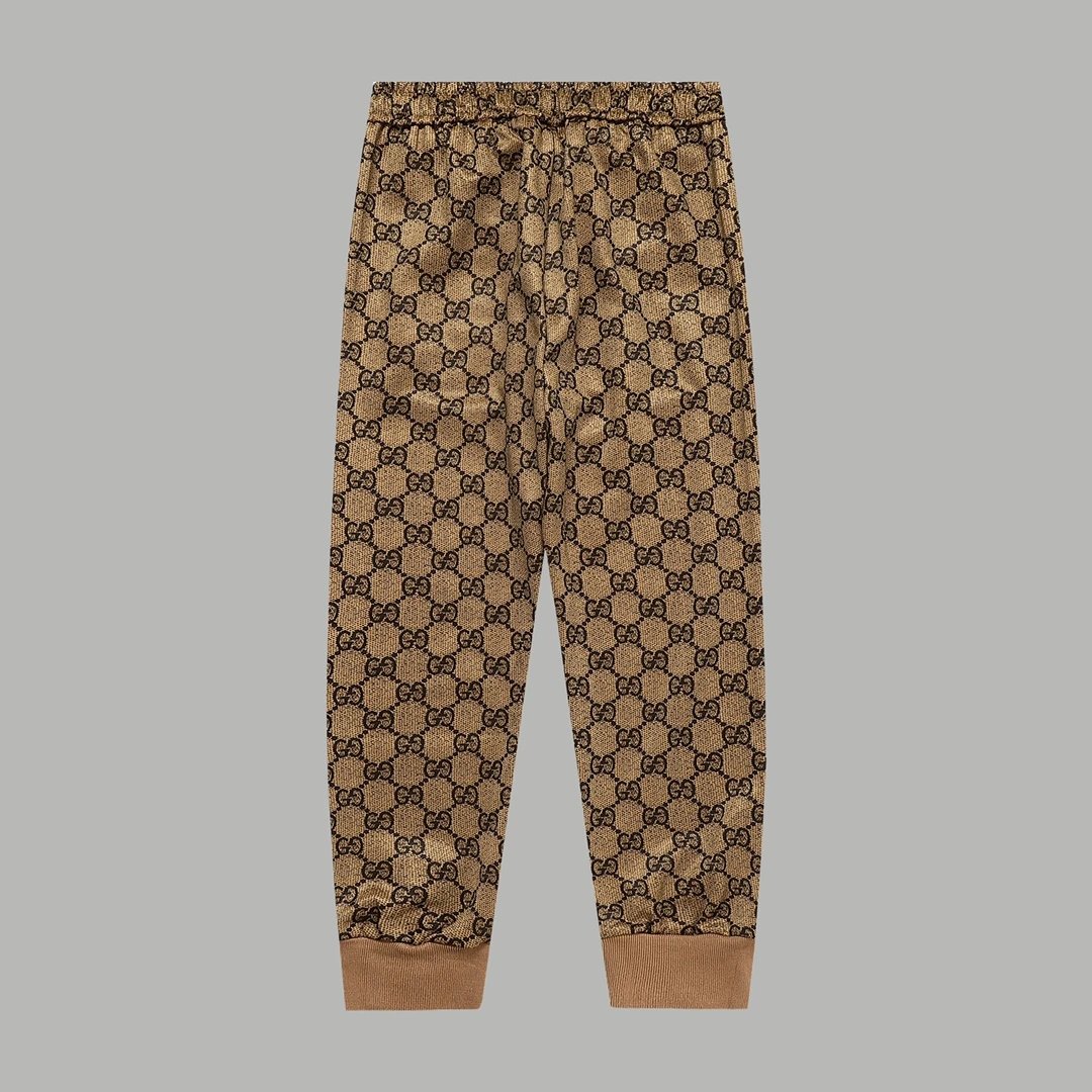 Gucci Jeans Small Floral Print Jogger Pants GG Autumn Winter Unisex Casual Long Pants