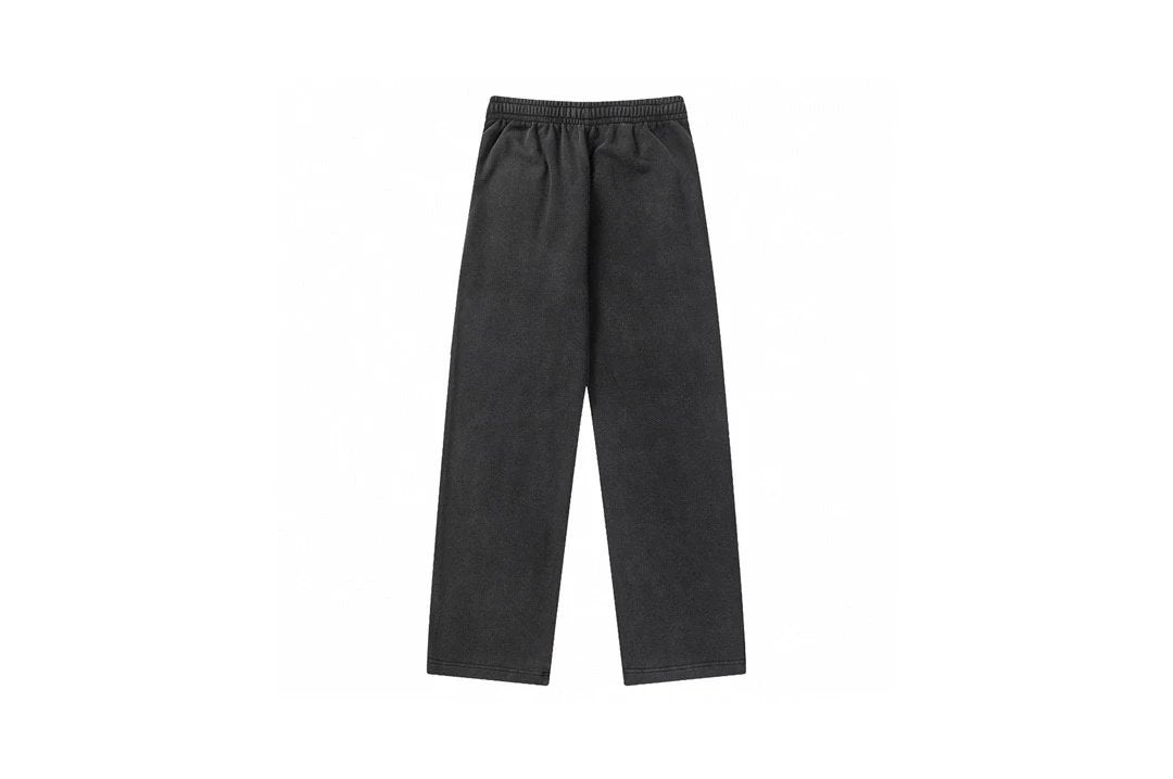Balenciaga Sweatpants Washed and Worn LOGO Embroidered Jogger Sweatpants Sports Pants Autumn Unisex Long Pants Drawstring Winter Loose Plus Size Casual Pants High Waist