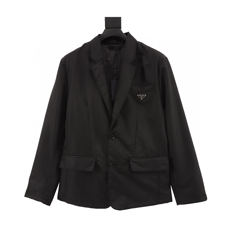 PRADA Jackets Nylon Casual Suit for Men and Women