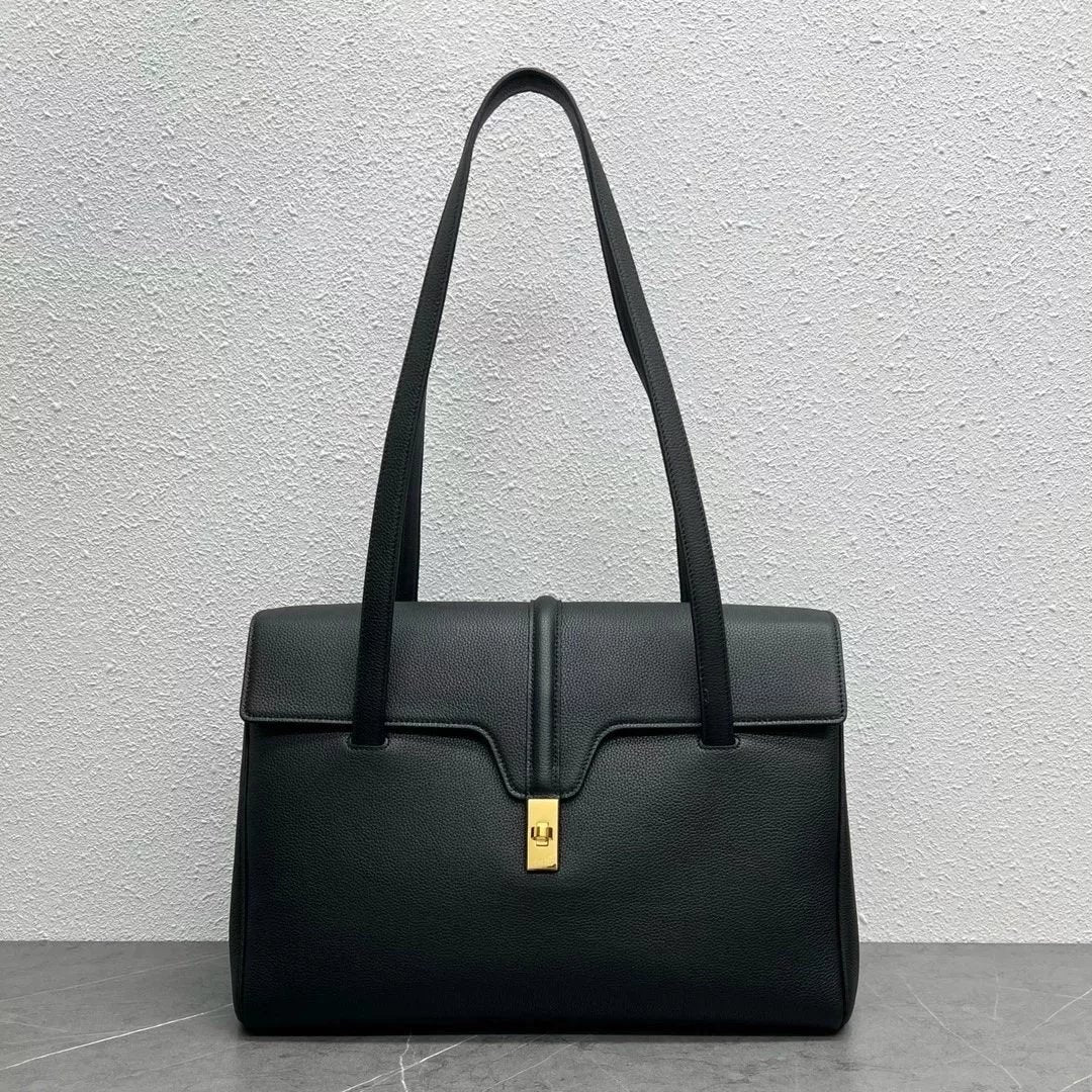 Celine women's bag Top version 【Level Surrogate Shopping】SOFT16Medium32cm Large Size38cm Large Shopping Bag Computer Bag Office Intellectual Handbag Shopping Bag Commuter Bag Tote Tote Bag Selene Women's Bag