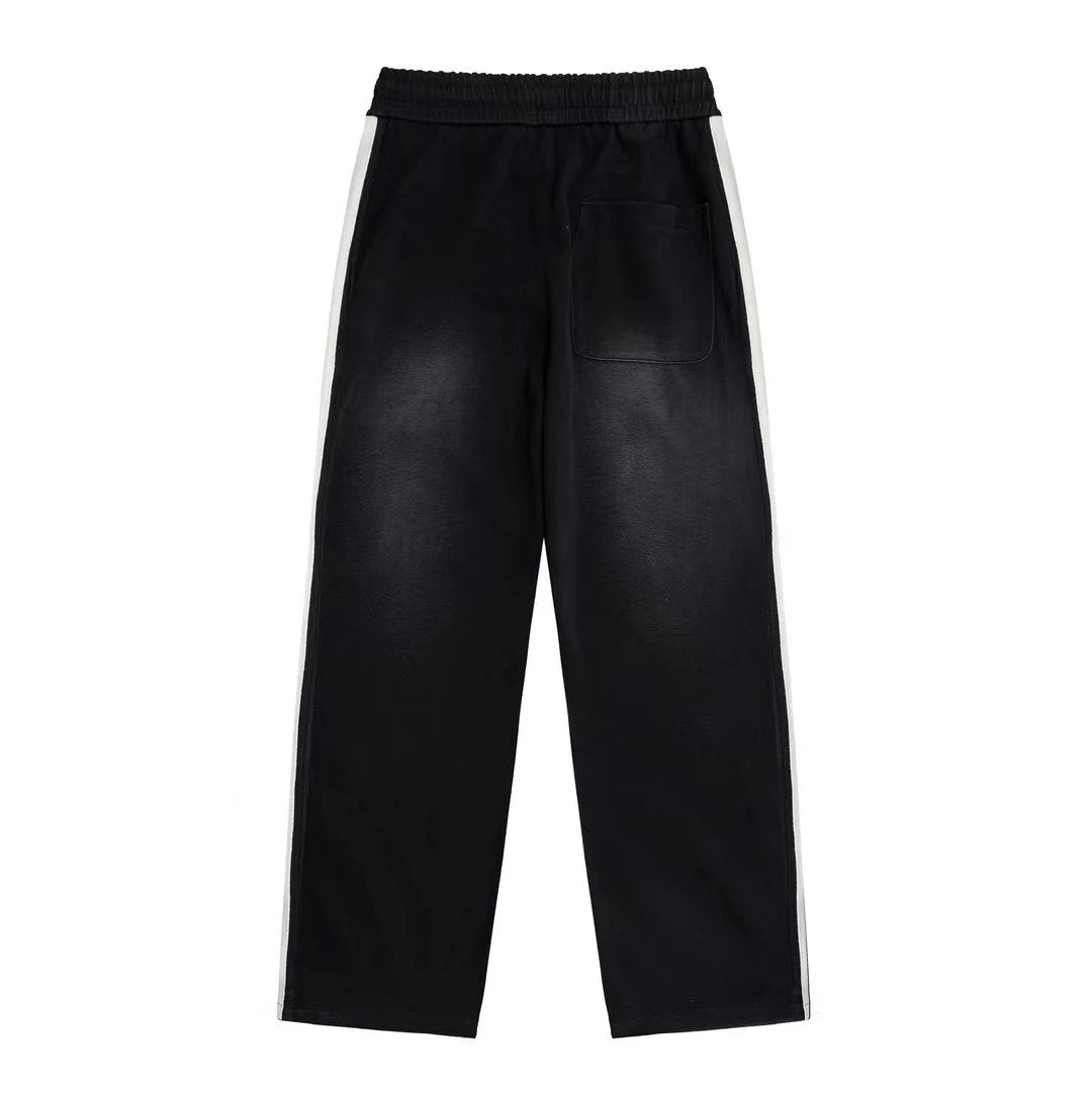 Balenciaga Sweatpants Contrast Color logo Jogger Sweatpants Sports Pants Autumn Unisex Long Pants Drawstring Winter Loose Plus Size Casual Pants High Waist