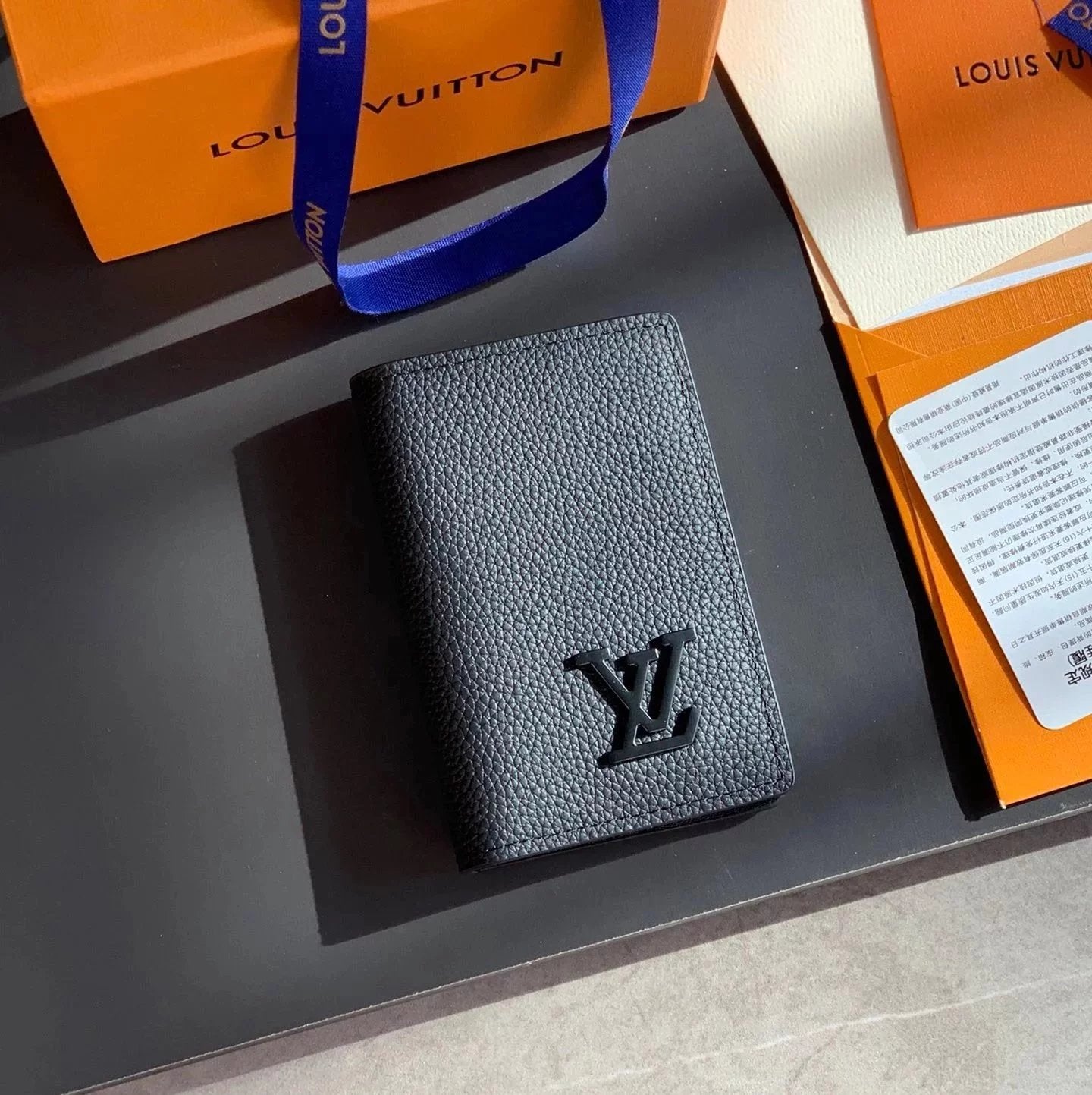 Louis Vuitton LV Wallets/Clutches Top version 【Tax-Free Premium Edition】New Men's and Women's Full Cowhide Wallet Long Wallet Men's and Women's Bags Card Holder Card Holder Short Wallet Short Wallet Pocket Clip Clutch Clutch Bag Men's Wallet