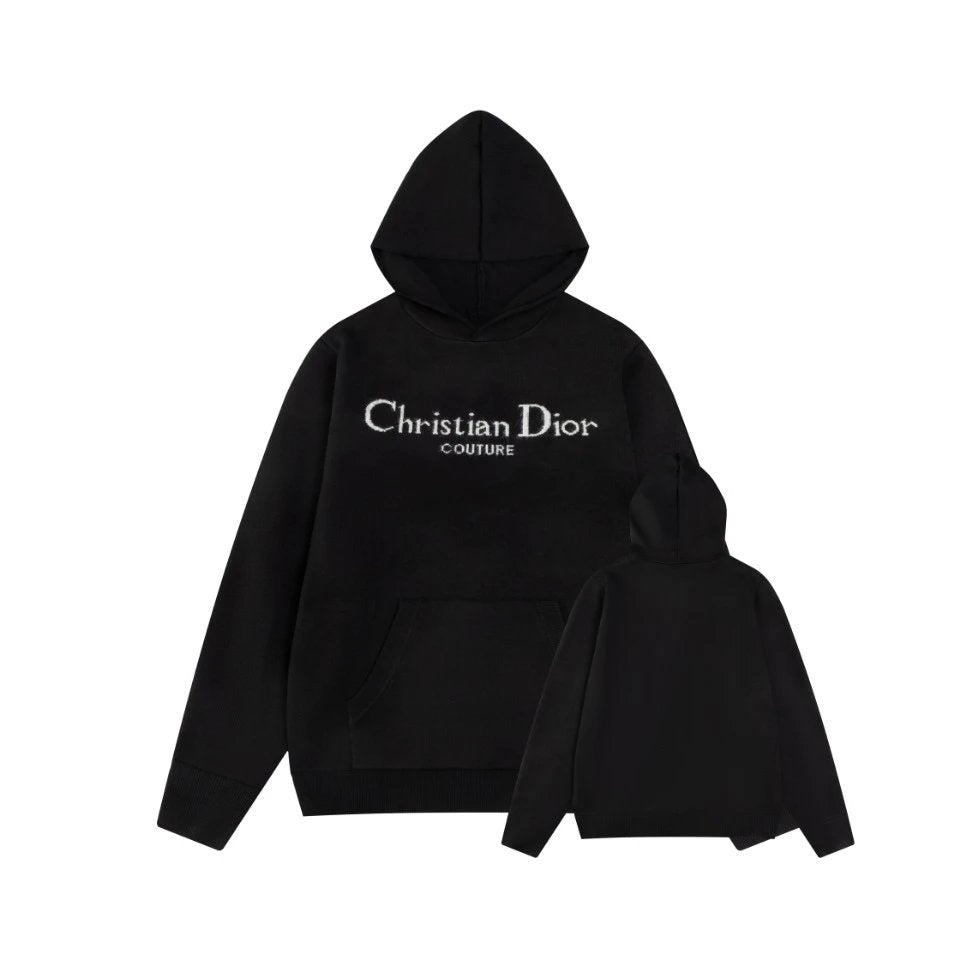 Dior Hoodie Logo Hoodie Sweatshirt Jacket Top Unisex Sports Casual OS Loose fit versatile style