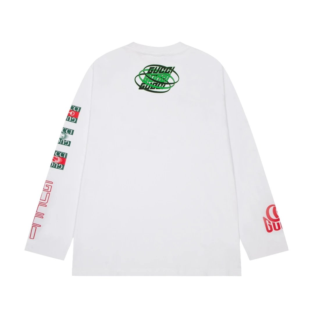 Gucci Hoodie Star Style Full Body logo Logo Crewneck Sweatshirt Crewneck Sweatshirt Long Sleeve Base Shirt Jacket Top Fashion Unisex Sports Casual Loose Versatile Autumn Winter New Arrival