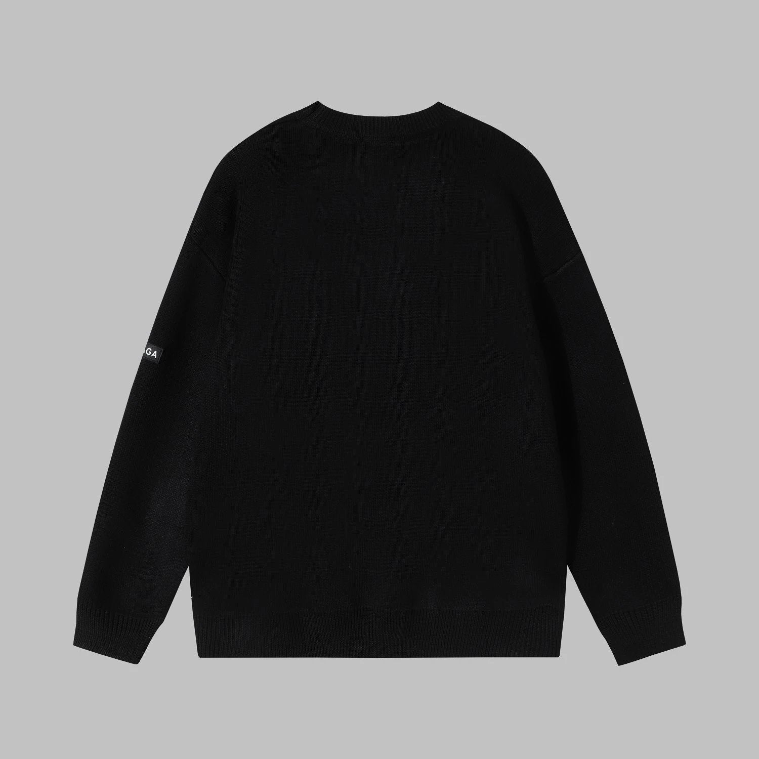 Balenciaga Sweater Minimalist Oversized Crew Neck Sweater Long Sleeve Pullover Unisex Thickened OS Loose Fit Top Versatile Casual Jacket Lazy Style