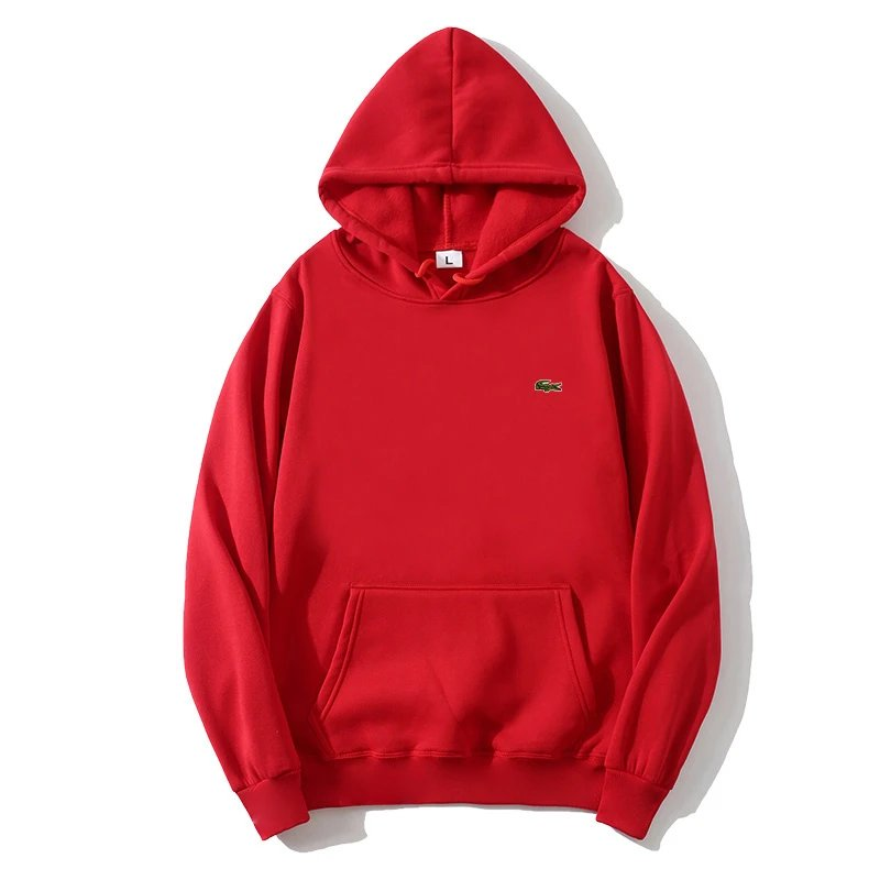 Lacoste Hoodie Autumn and Winter Leisure Fashion Hooded Sweatshirt(P-0049)