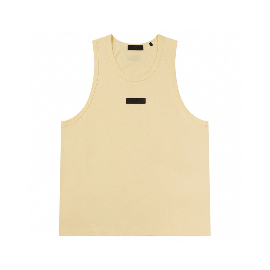 ESSENTIALS T-shirt Top Version Counter Same Style Pure Cotton Summer Men's and Women's Same Fashion Loose All-Matching2024New Half Sleeve Vest Short Sleeve T T-shirt