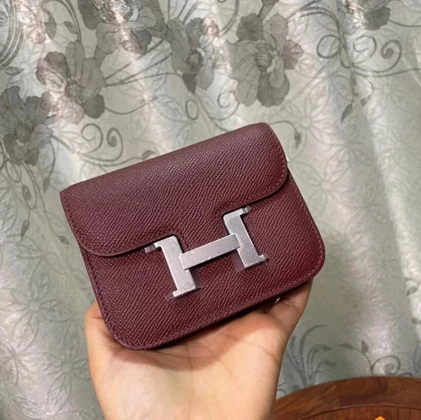 Hermes women's bag Top version Exclusive Gao Ding H Jiaaima Waist Bag Chest and Waist Bag Pig Nose Stewardess Bag ConstanceSlimmini Waist Bag Mini Kangkang Waist Bag Kangkang Wallet Women's Unisex