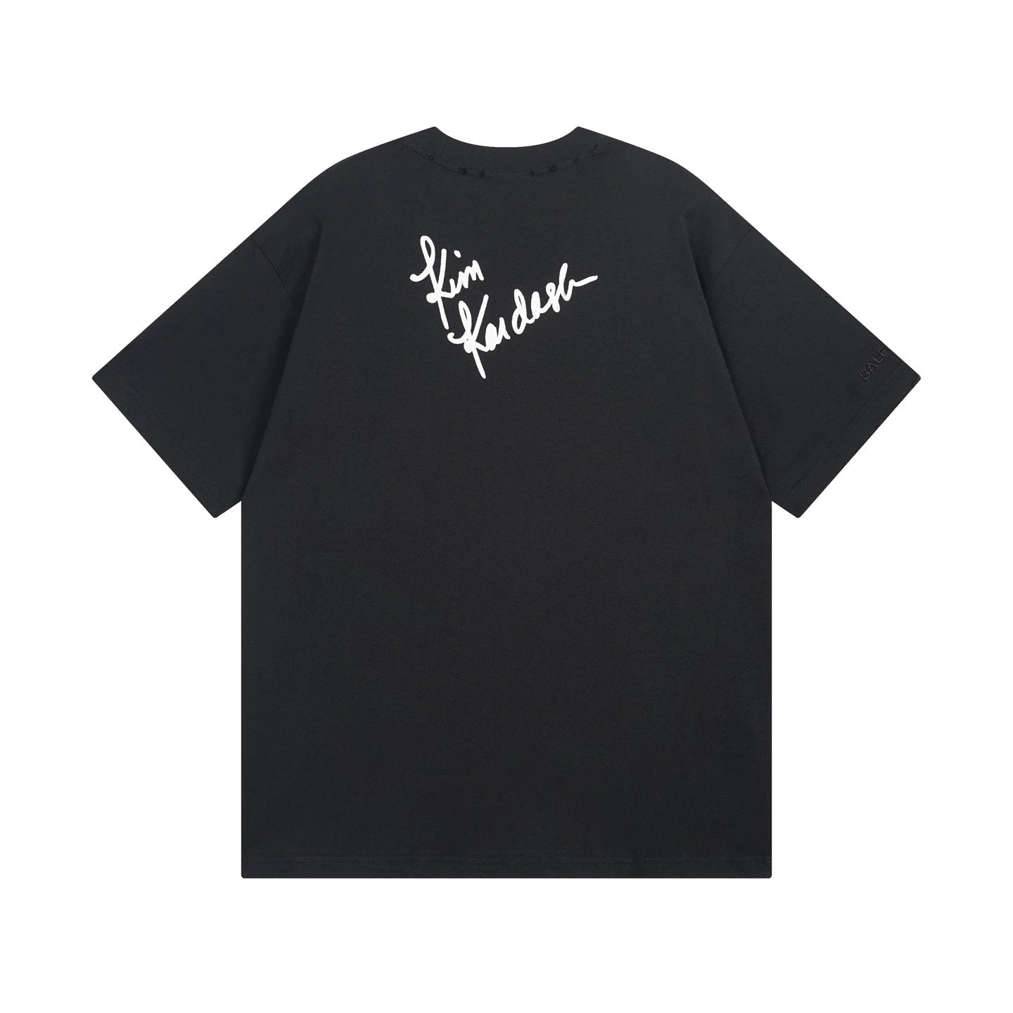 Balenciaga T-shirt Front Chest Kardashian Direct Injection Print logo round Neck Short Sleeve25ss New Pure Cotton Unisex Style T T-shirt OS Loose Fit Base Shirt Top Half Sleeve T-Shirt