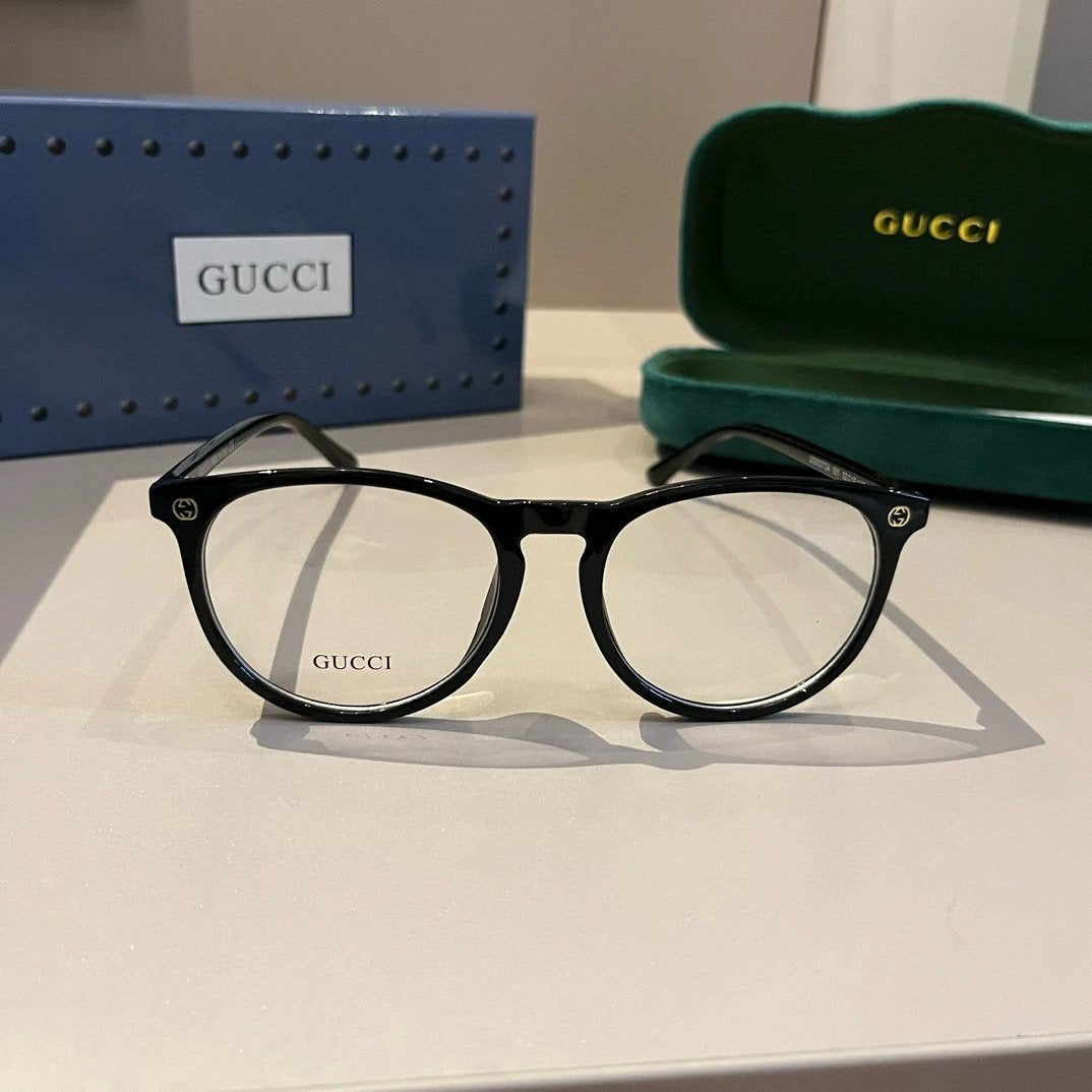 Gucci Sunglasses Oval Frame Sunglasses Slimming Non-Prescription Unisex Couple Style Driving Beach Fishing UV Protection25ss New Sports Casual Versatile