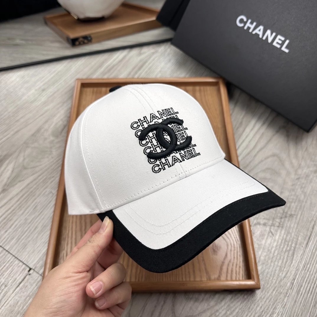 Chanel Hat Peaked Cap C Home Hat High Version New Baseball Cap!Material:Pure Cotton!Good Air Permeability!Spring Windshield,Summer Sun Protection!