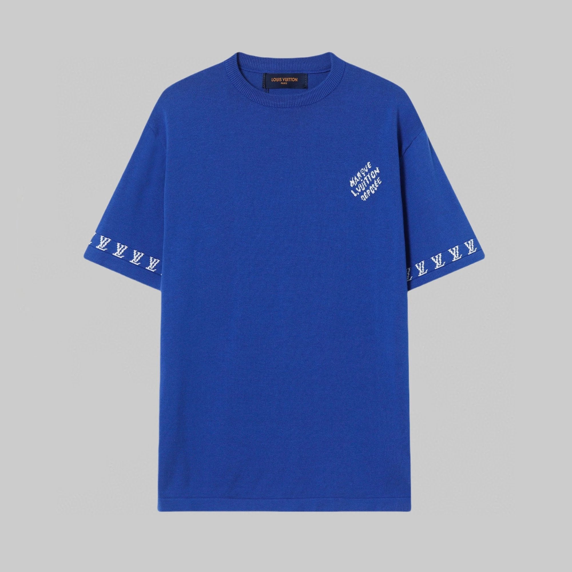 Louis Vuitton LV T-shirt Classic Letter Logo on the Chest logo round Neck Short Sleeve25ss New Pure Cotton Unisex Style T T-shirt OS Loose Fit Base Shirt Top Half Sleeve T-Shirt