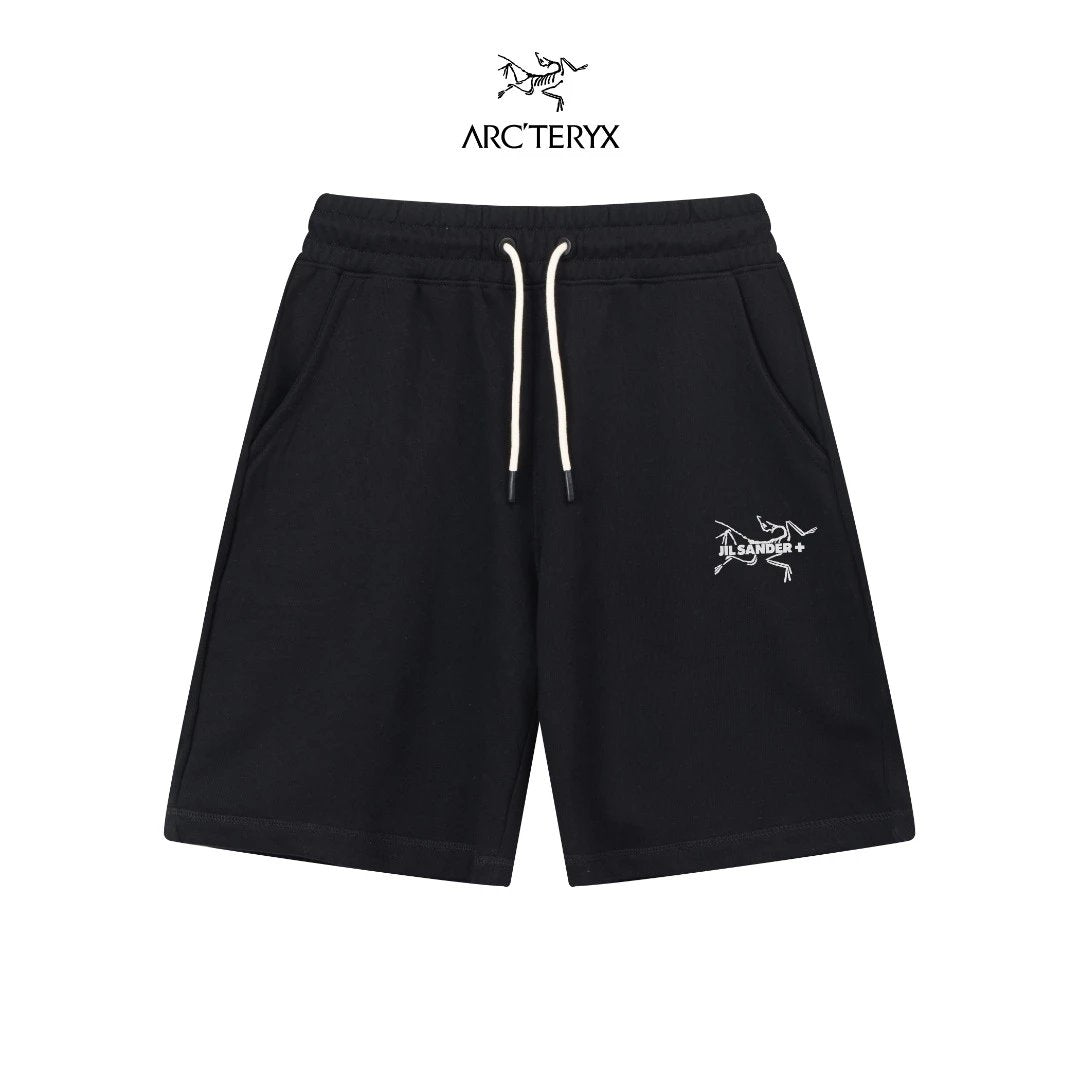 Arc'teryx Shorts Brand Logo Printing logo Five-point Shorts25ss New Drawstring Casual Summer Pants American Style5Two-in-One Casual Sweatpants for Men and Women, Pure Cotton Joggers