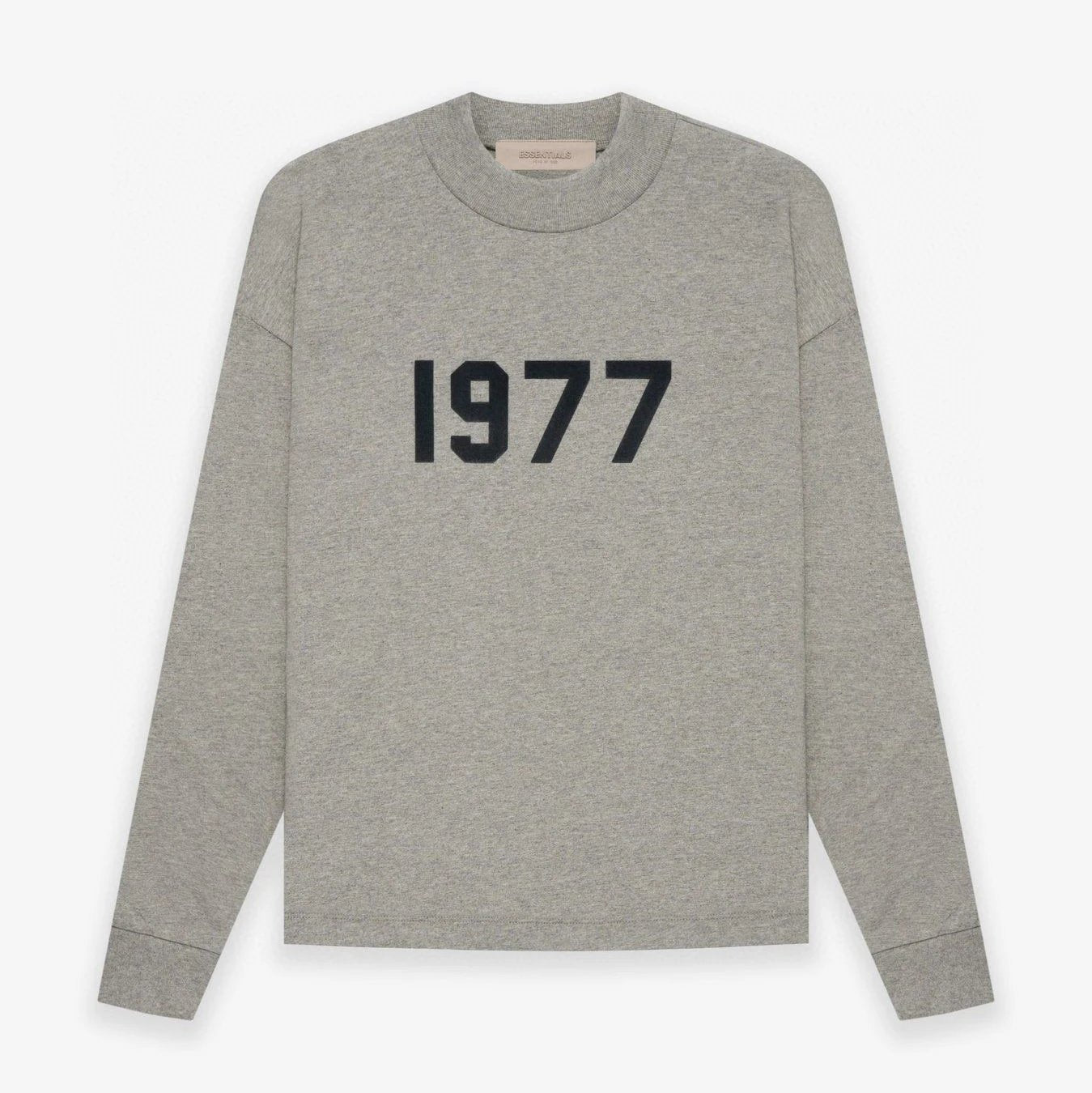 ESSENTIALS Hoodie Top Version1977Counter Same Style Pure Cotton Summer Men's and Women's Same Fashion Loose All-Matching2024New Long Sleeve T T-shirt