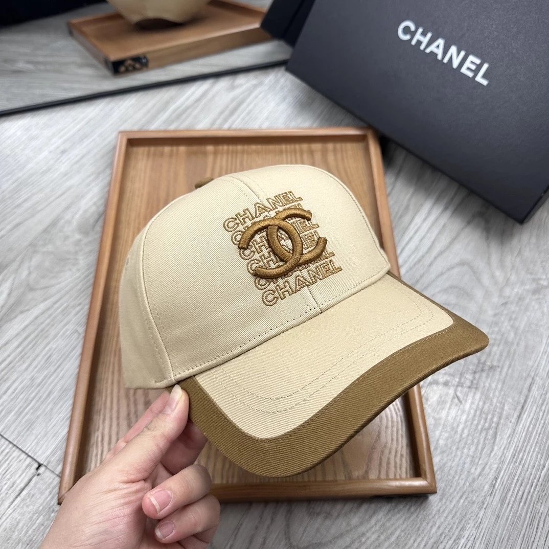 Chanel Hat Peaked Cap C Home Hat High Version New Baseball Cap!Material:Pure Cotton!Good Air Permeability!Spring Windshield,Summer Sun Protection!
