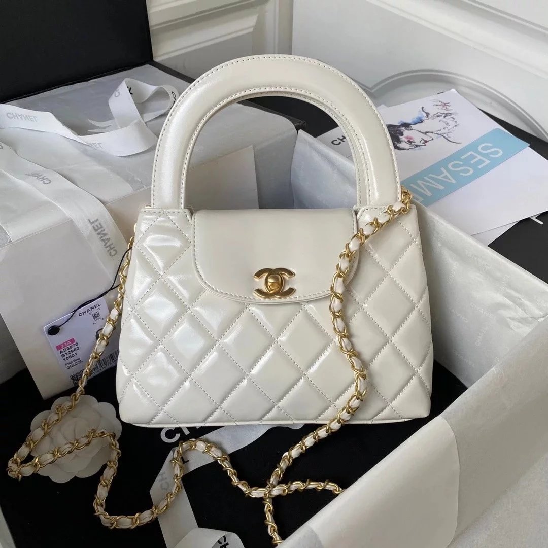 Chanel Women's Bag Top version Original Leather23k New Home kelly Large women bag kelly Bag Genuine Leather Women's Shoulder Messenger Bag Handbag Chain Bag23/24Model Style Camellia Series New AS3970
