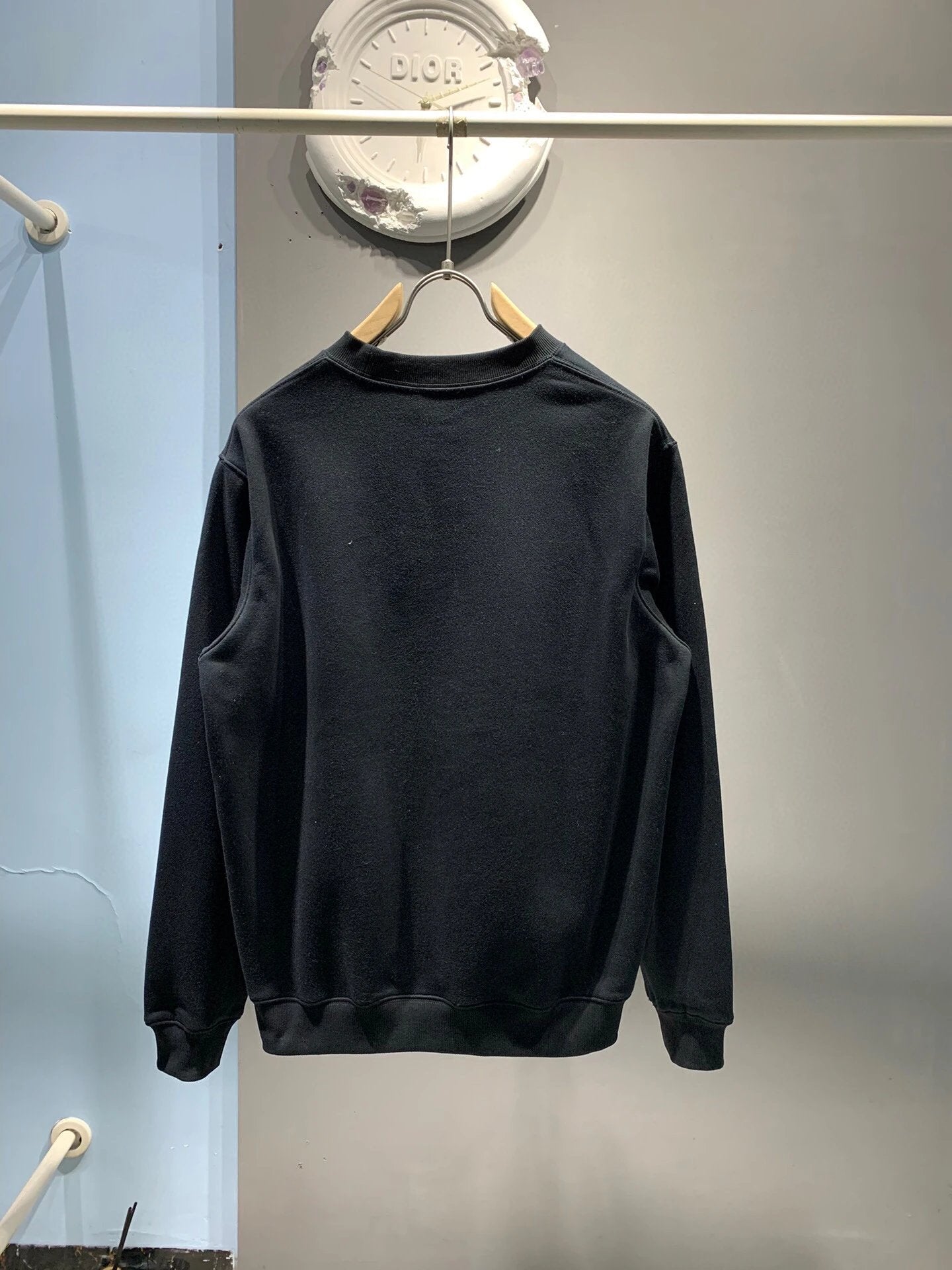Dior Hoodie Blade Logo logo Round Neck Sweatshirt Long Sleeve Base Shirt Jacket Top Fashion Unisex Sports Casual Loose Fit Versatile Autumn Winter New Arrival