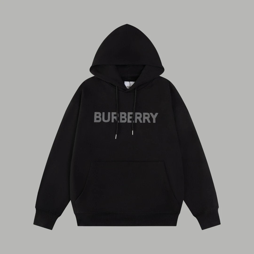 Burberry Hoodie Foam Print Hooded Sweatshirt Pure Cotton Jacket Hoodie Top Unisex Sports Casual OS Loose fit versatile style