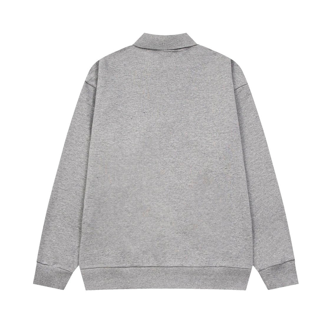 PRADA Hoodie polo Turn-down Collar Sweatshirt Casual Loose Versatile Pullover Sportswear420100% Pure Cotton Terry Top Inner Layer Unisex24ss Autumn and Winter New Products