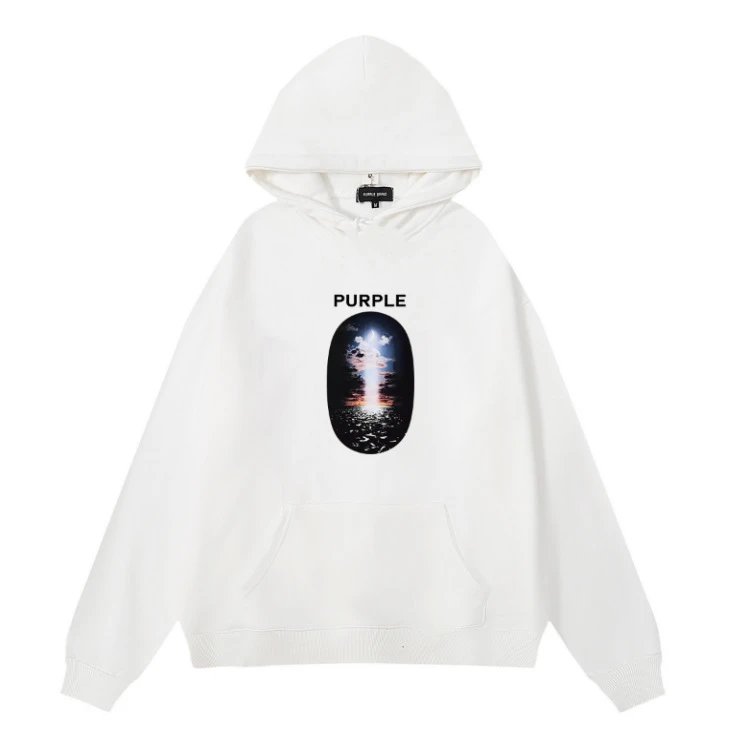 Purple Brand Hoodie Hooded Sweater Fashionablesweatshirt-SQ002