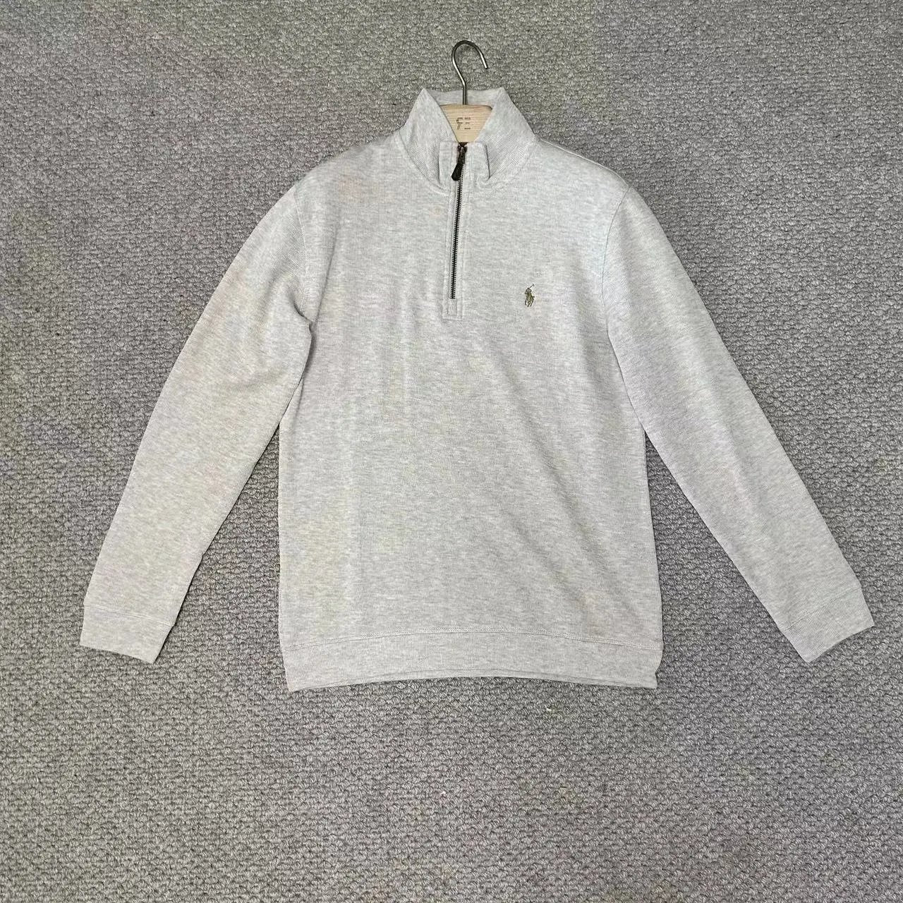 Ralph Lauren Hoodie Embroidered Half Zipper Sweater Long Sleeve Sweater