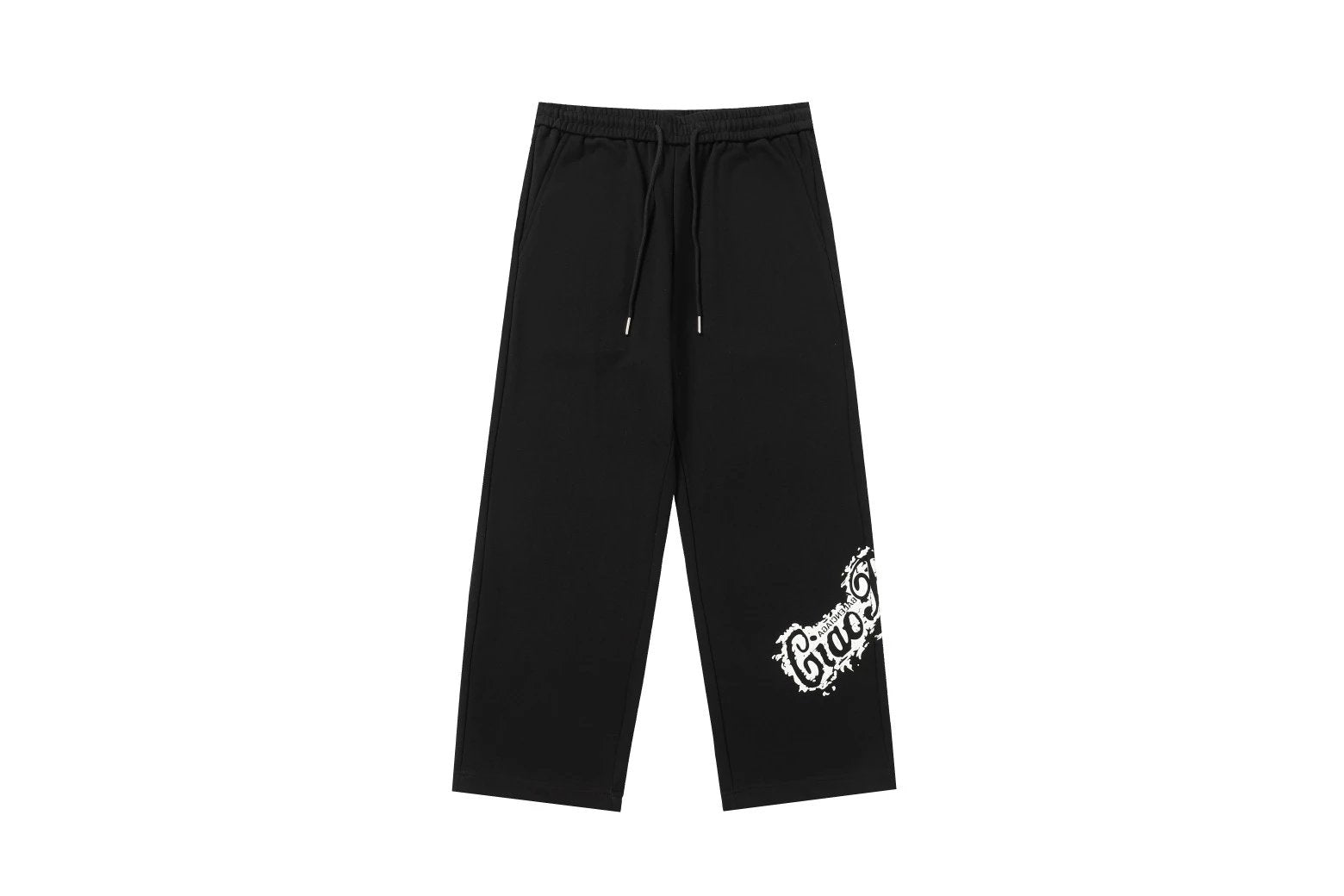 Balenciaga Sweatpants Small logo Straight Leg Sweatpants Sports Pants Autumn Unisex Long Pants Drawstring Winter Loose Plus Size Casual Pants High Waist